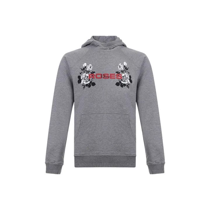 Dior Dior Gray Rose Print Hoodie 0079 Size US XS / EU 42 / 0 - 1 Thumbnail
