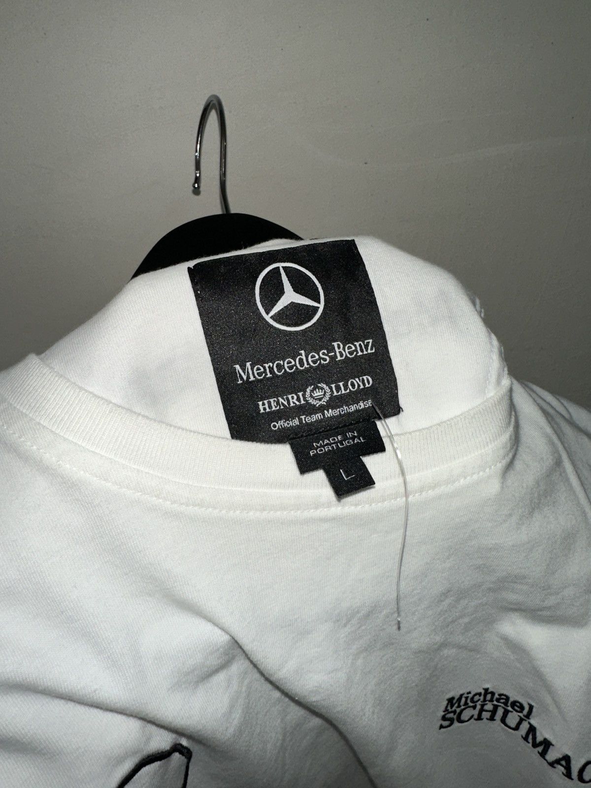 Formula 1 Vintage Mercedes Benz & Henri Lloyd Michael Schumacher tee Size US L / EU 52-54 / 3 - 3 Thumbnail