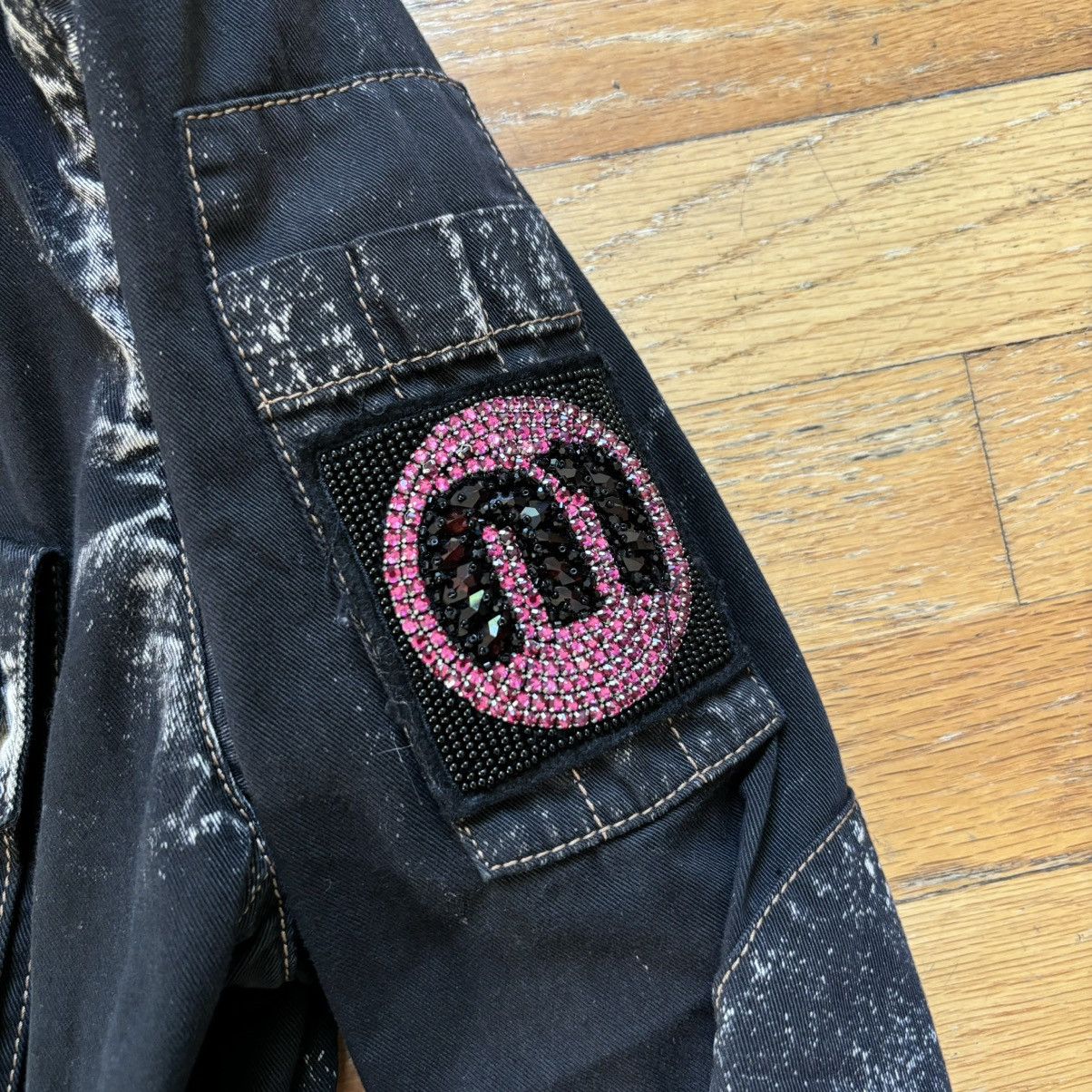 Miu Miu Cruise 2018 Embellished M65 Field Jacket Size M / US 6-8 / IT 42-44 - 5 Thumbnail