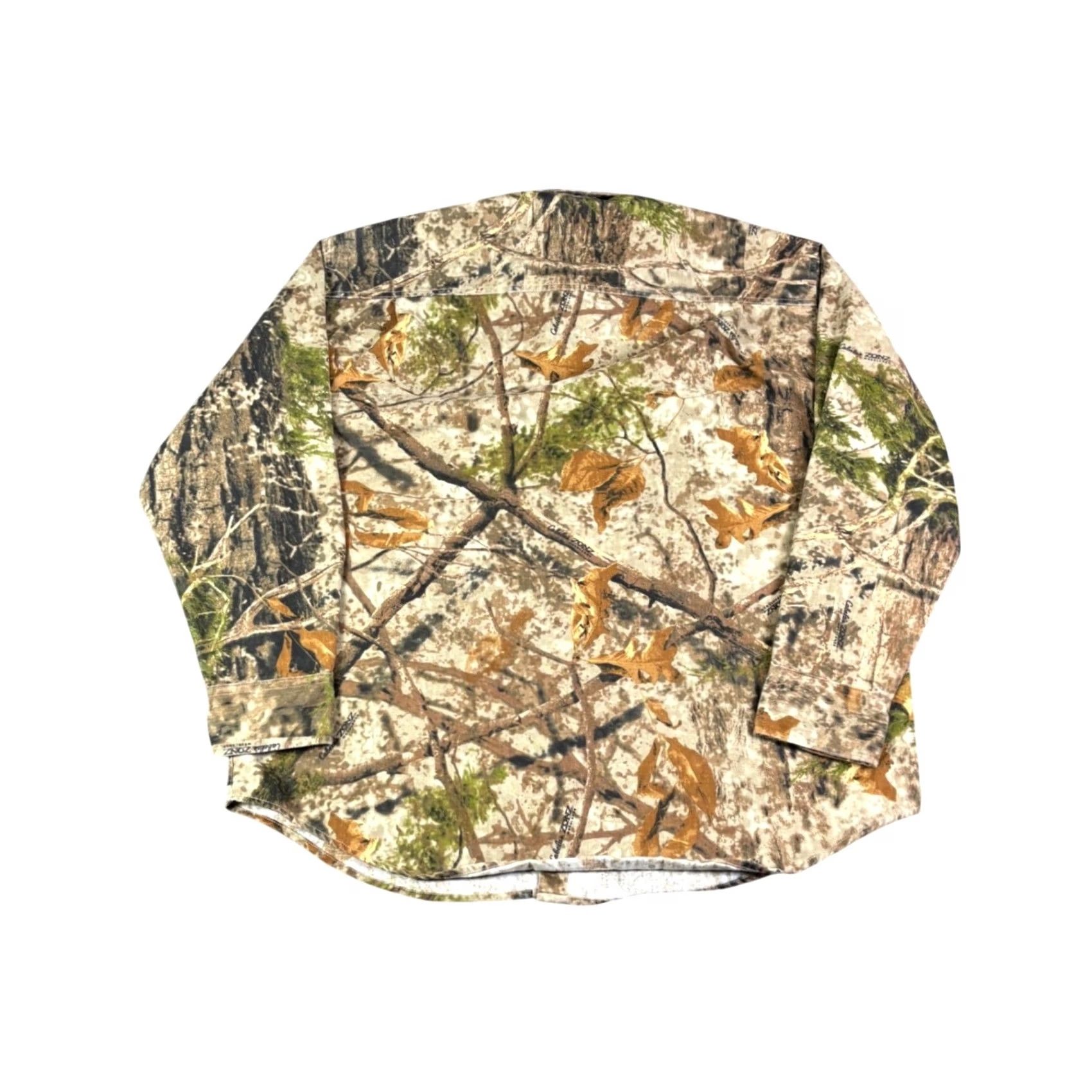 Vintage Cabelas Mens Zonz Woodlands Camo Long Sleeve Button Down Hunting Shirt Large Size US L / EU 52-54 / 3 - 2 Thumbnail