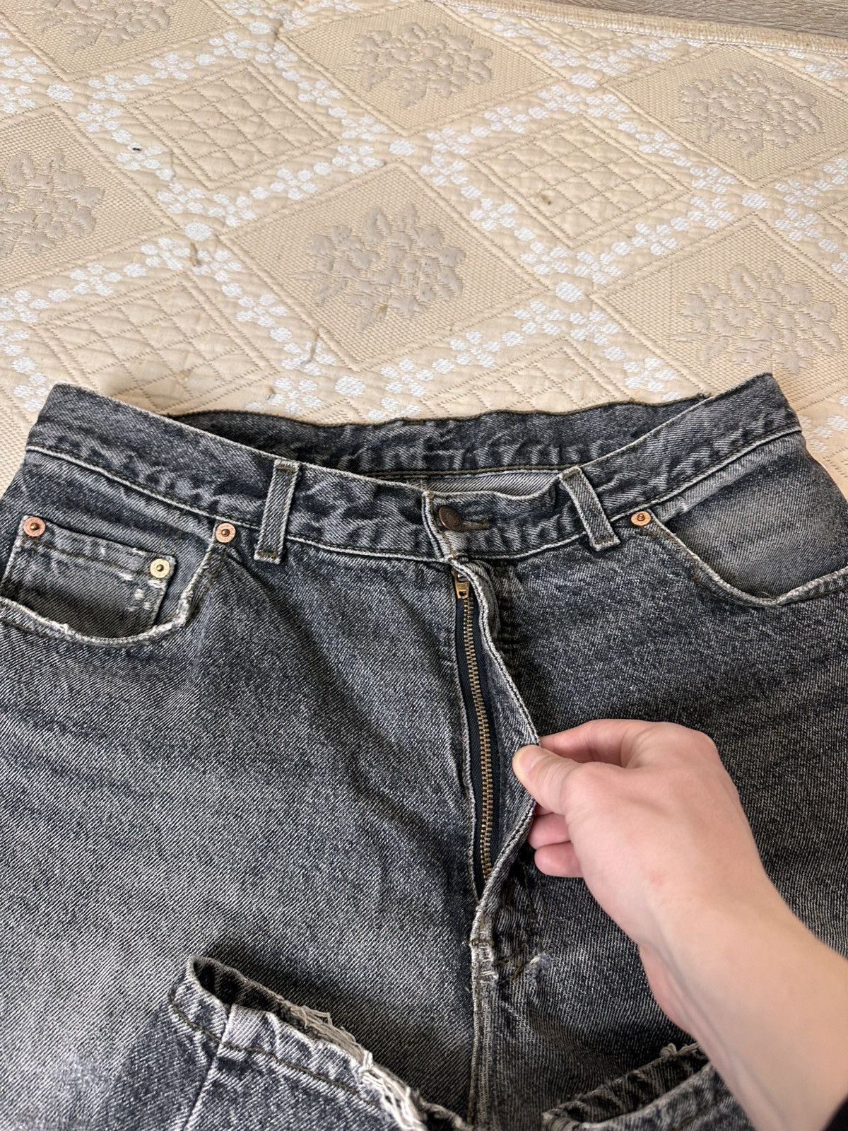 Levi's Vintage Clothing 🔥 90s Levis Vintage Denim Pants Jeans Trousers W34 L32 Size US 34 / EU 50 - 7 Thumbnail