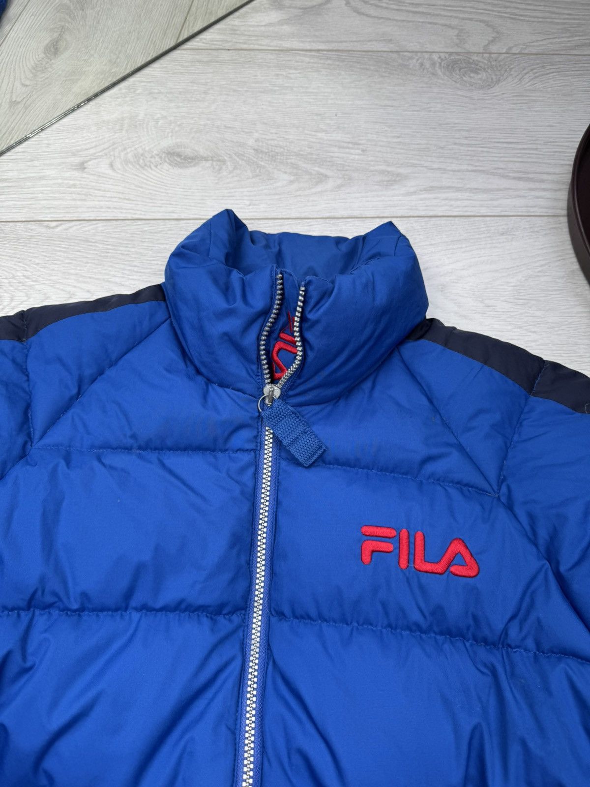 Fila × Vintage Puffer Jacket Down FILA Vintage Boxy Fit Oversized Y2k Style Size US S / EU 44-46 / 1 - 4 Thumbnail