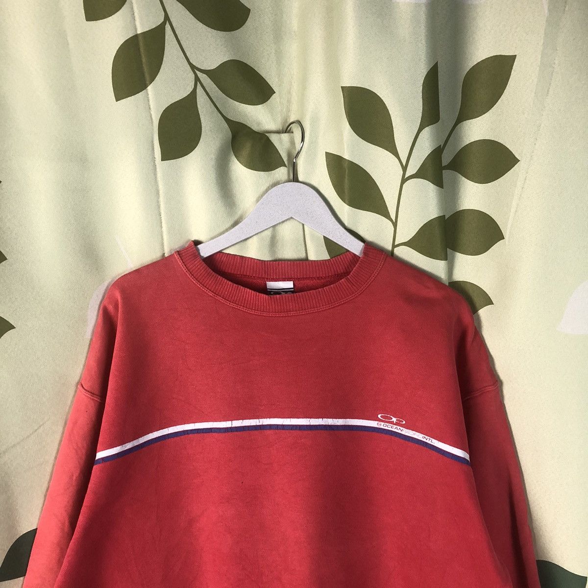 Ocean Pacific × Vintage Ocean Pacific vintage surf Red Sweathshirt #7432 Size US M / EU 48-50 / 2 - 2 Thumbnail