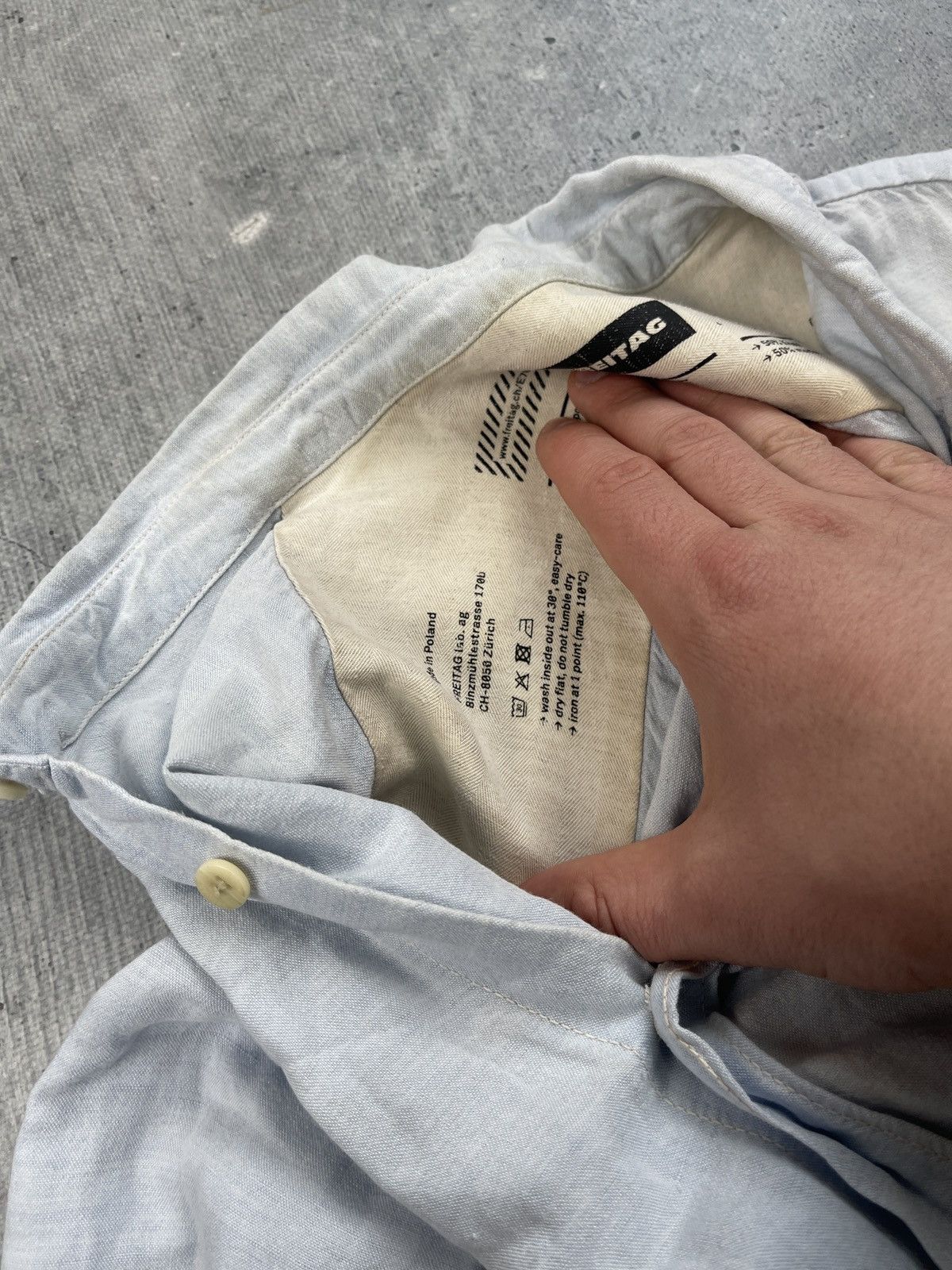 Freitag Freitag E781 Male shirt Size US M / EU 48-50 / 2 - 4 Thumbnail