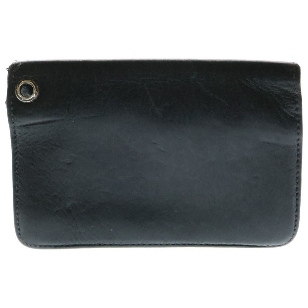Chrome Hearts Chrome Hearts 2Zip Cross Ball Button Wallet Black Size ONE SIZE - 2 Thumbnail