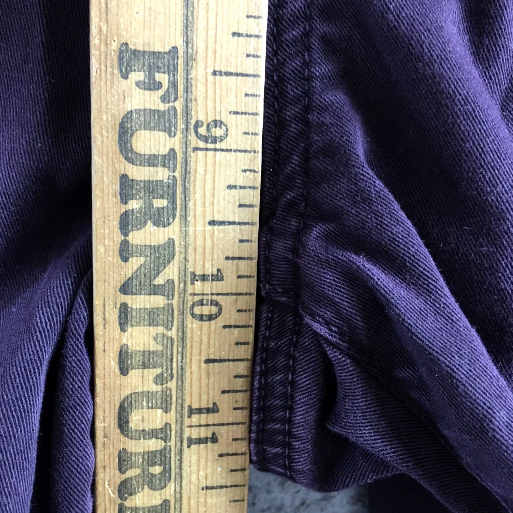 American Eagle Outfitters American Eagle Skinny Chino Pants Mens 29x30 Purple Mid Rise Chino Pants Mens Regular Purple Mens Boys Womens Size US 29 - 6 Thumbnail