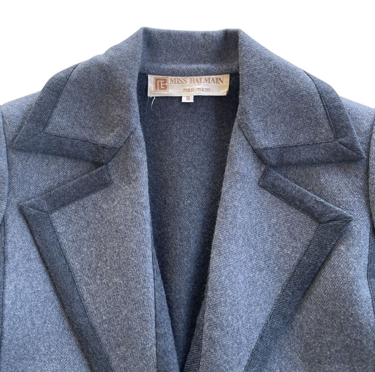 Balmain Miss Balmain Wool Wrap Coat Size M / US 6-8 / IT 42-44 - 5 Thumbnail