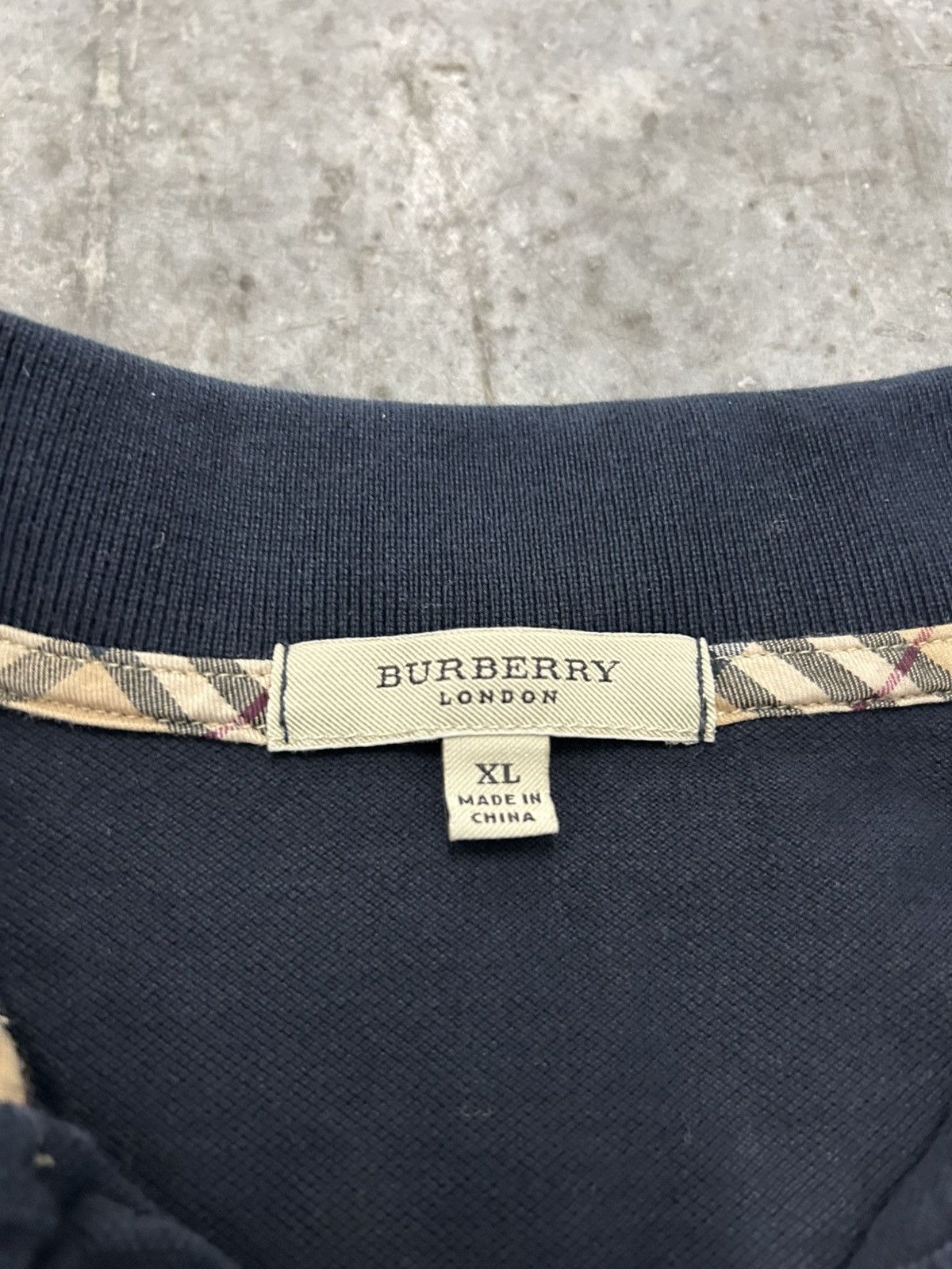 Burberry Vintage Burberry polo long sleeve Size US XL / EU 56 / 4 - 3 Thumbnail