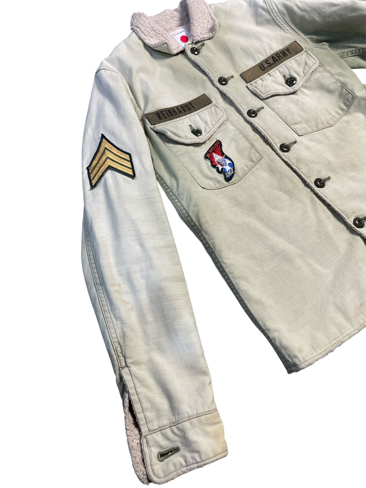 Japanese Brand ‼️ICONIC‼️ John Lennon Reinhardt OG Sherpa Jacket By Marka Size US S / EU 44-46 / 1 - 5 Thumbnail