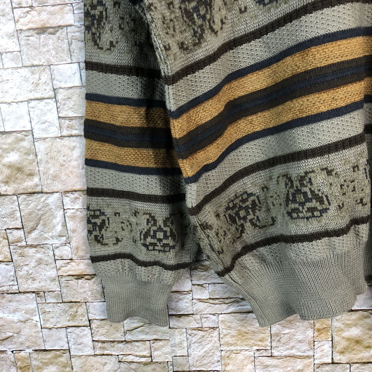 Homespun Knitwear Top Cream art vintage japan sweatshirt Knitwear #A690 Size M / US 6-8 / IT 42-44 - 7 Thumbnail