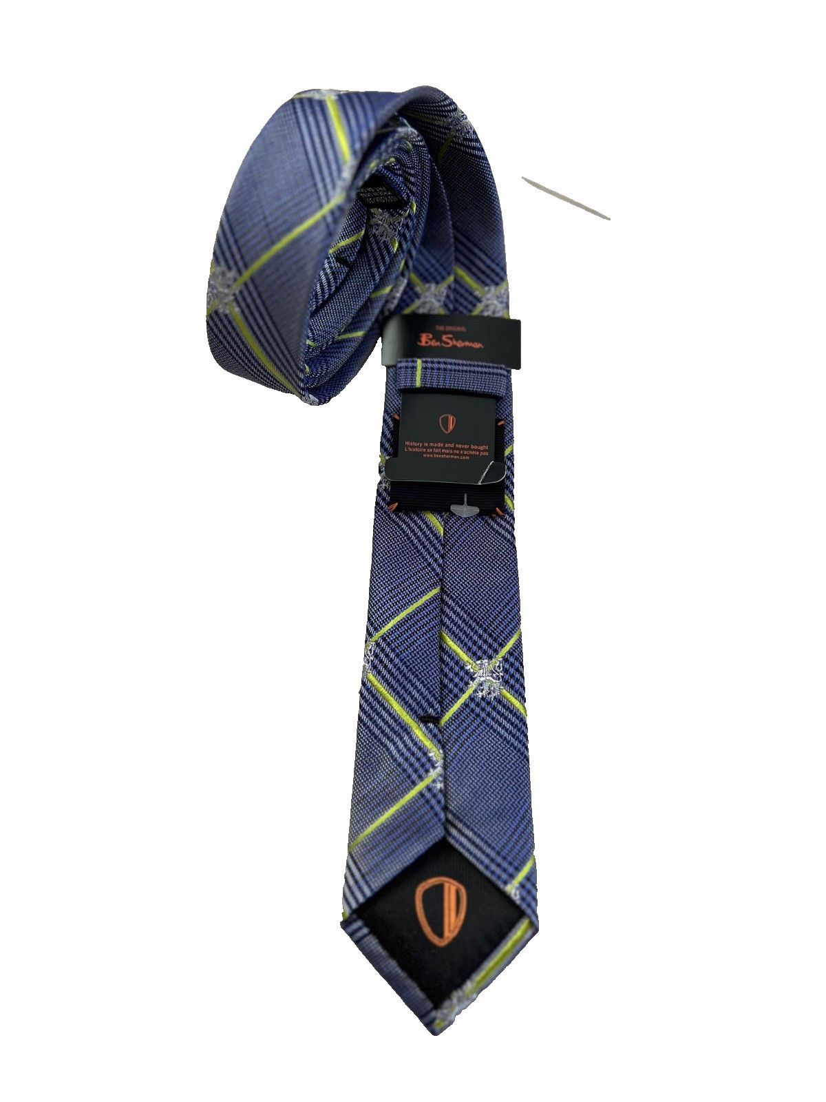 Ben Sherman Ben Sherman Silk Tie Blue Green Size ONE SIZE - 2 Thumbnail