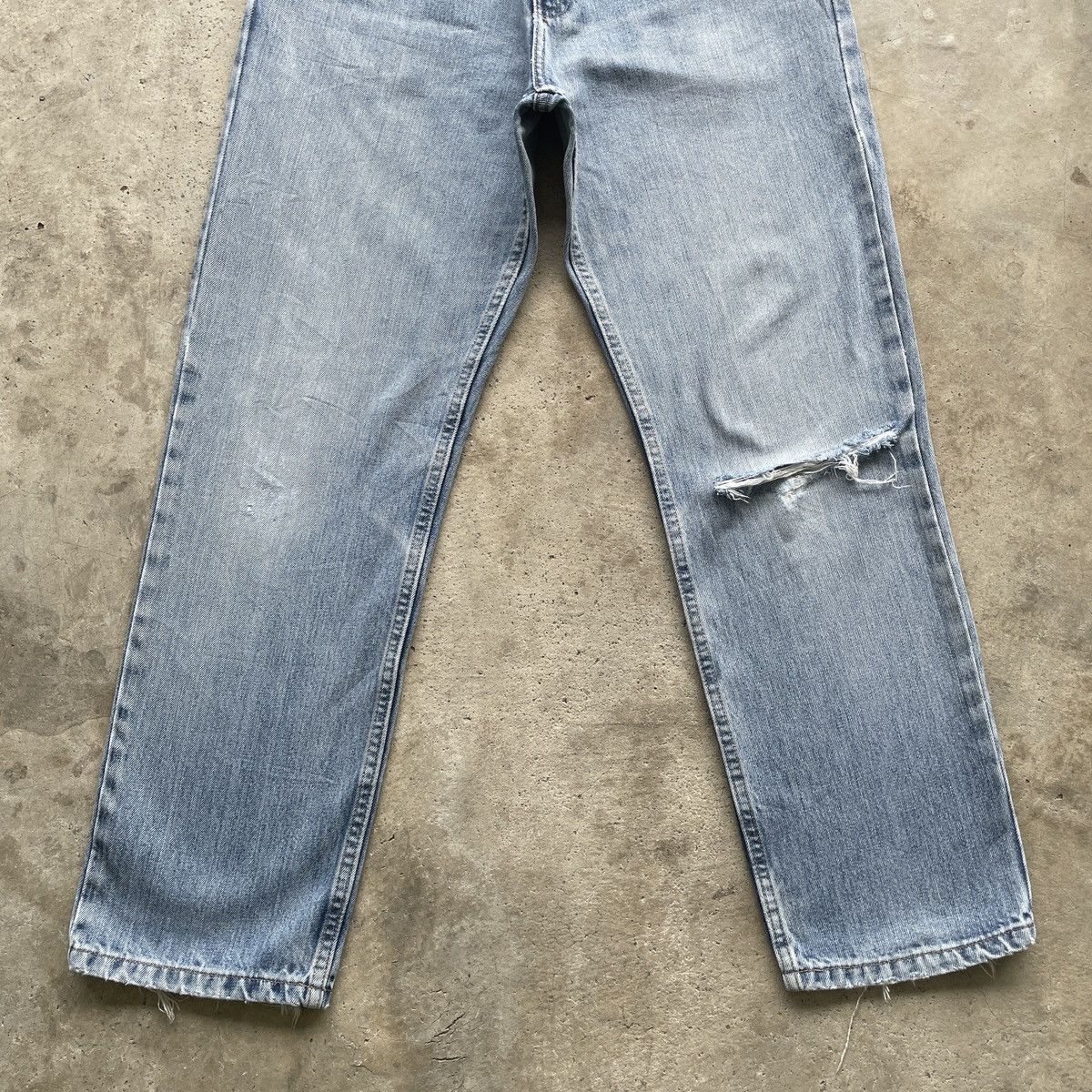 Kirkland Signature Vintage Kirkland Jeans Distressed Denim Pants Faded W32x30 Size US 32 / EU 48 - 4 Thumbnail