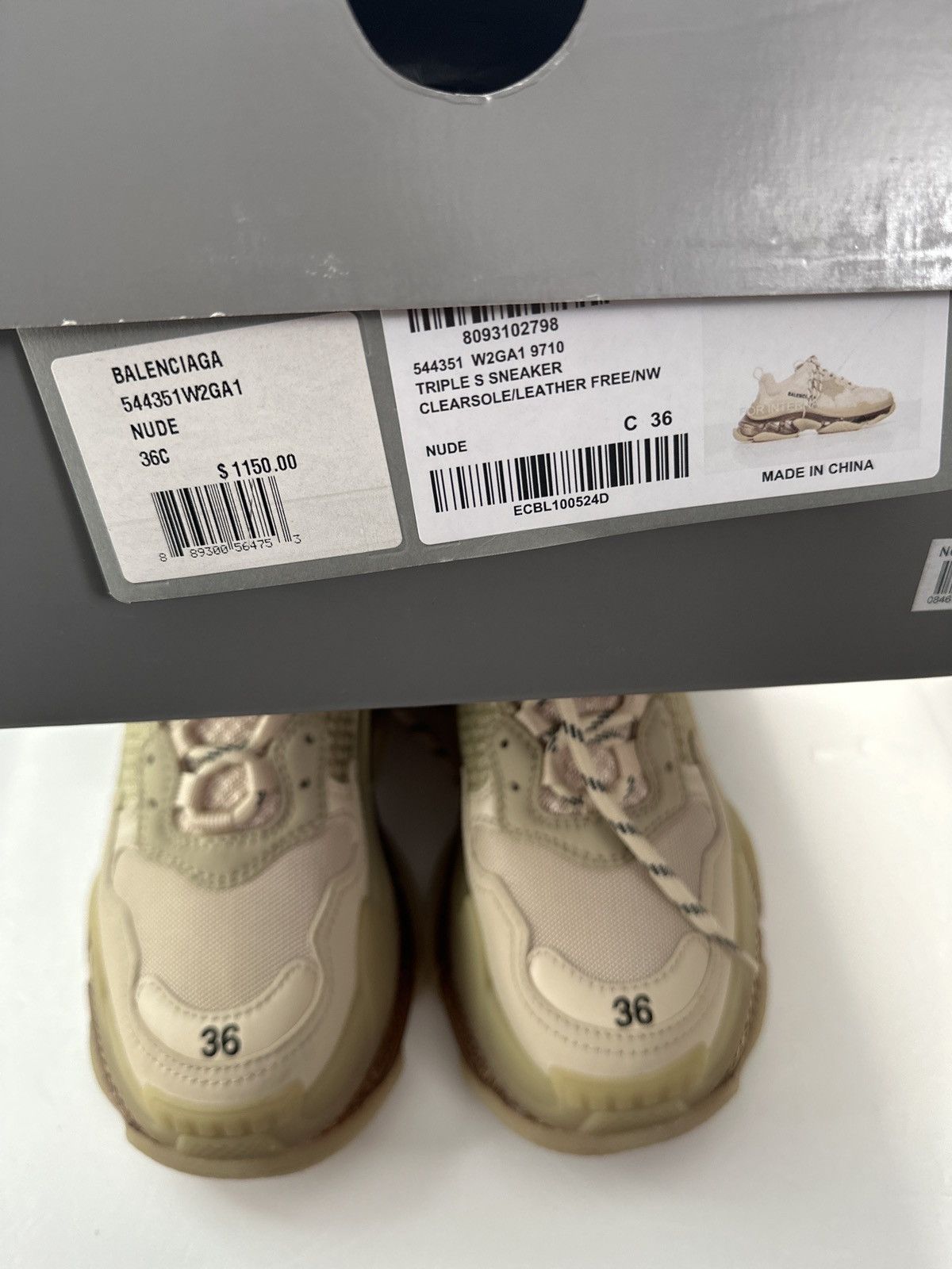 Balenciaga New Authentic Balenciaga Triple S Sneaker Size US 6 / IT 36 - 3 Thumbnail