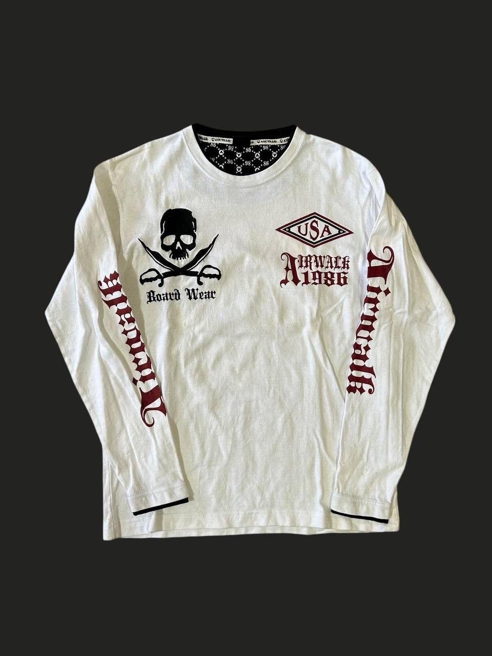 Airwalk Vintage Y2K Airwalk Skull Longsleeve tee Size US M / EU 48-50 / 2 - 4 Thumbnail