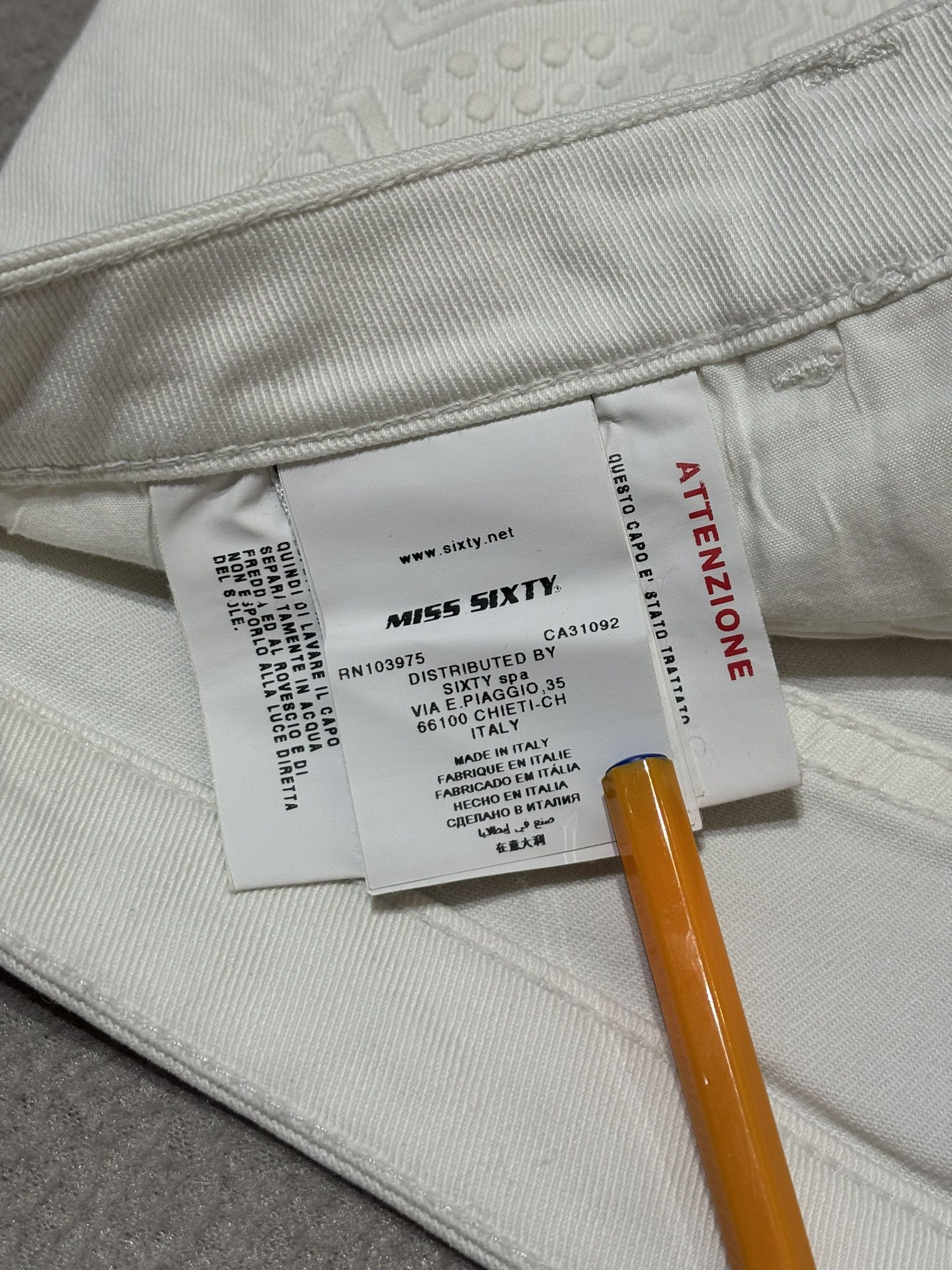 Miss Sixty Miss Sixty white mini shorts size 29 Size 29" - 16 Thumbnail