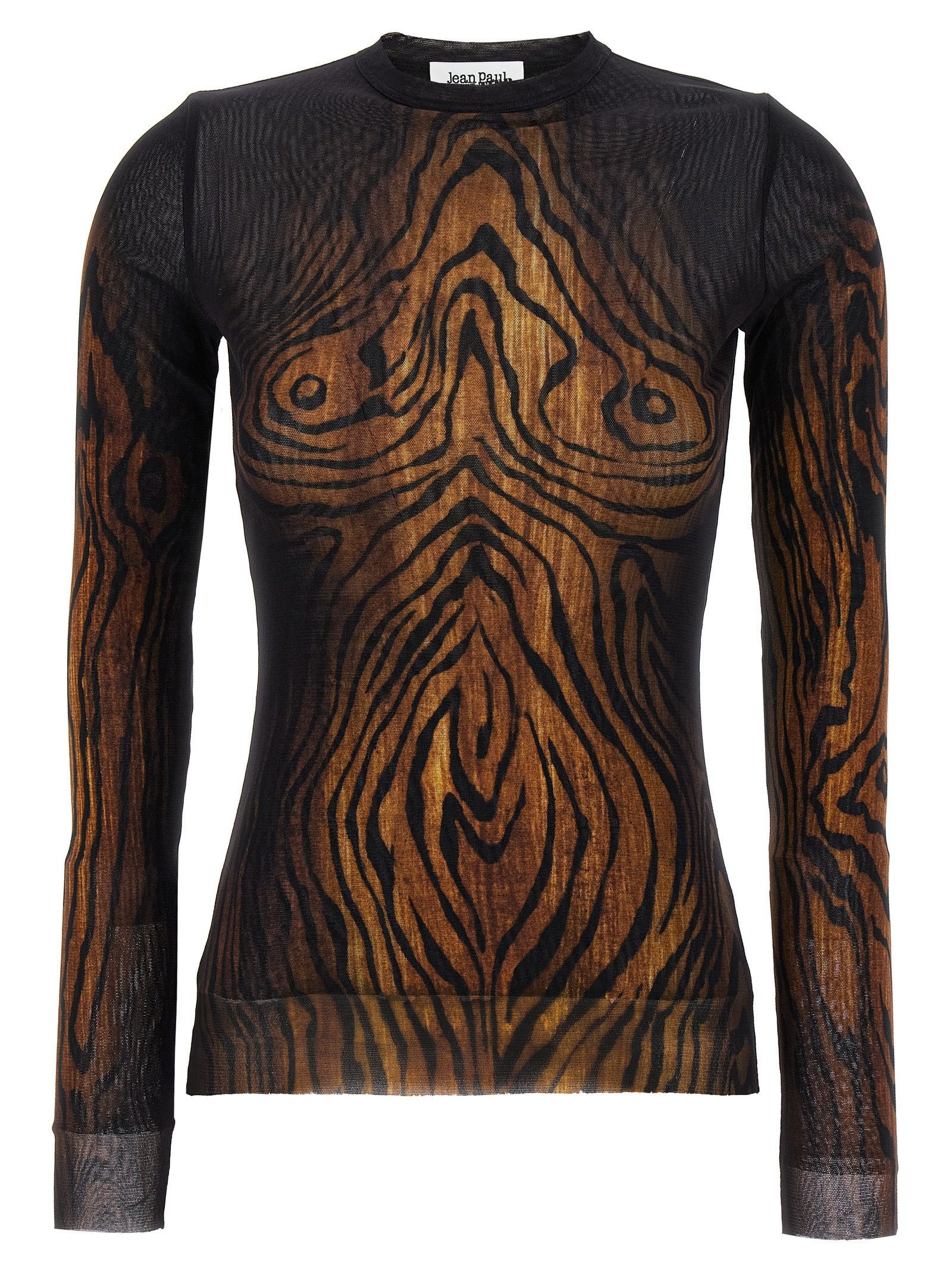 Jean Paul Gaultier 'Wood' top Size XS / US 0-2 / IT 36-38 - 1 Thumbnail