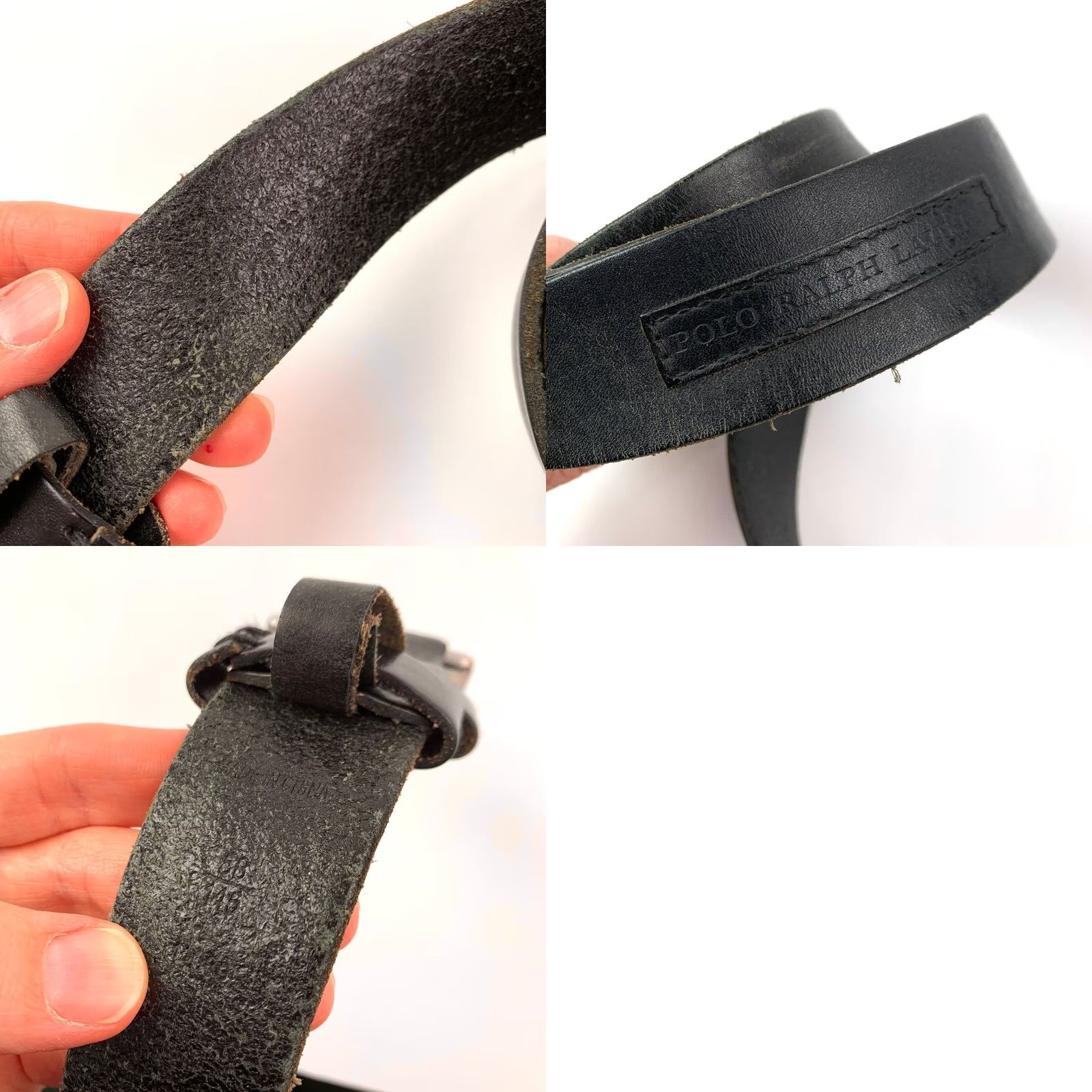 Polo Ralph Lauren Polo Ralph Lauren Belt Leather Black 1.5 in Solid Classic Style Mens Size 58 Size US XXL / EU 58 / 5 - 8 Thumbnail
