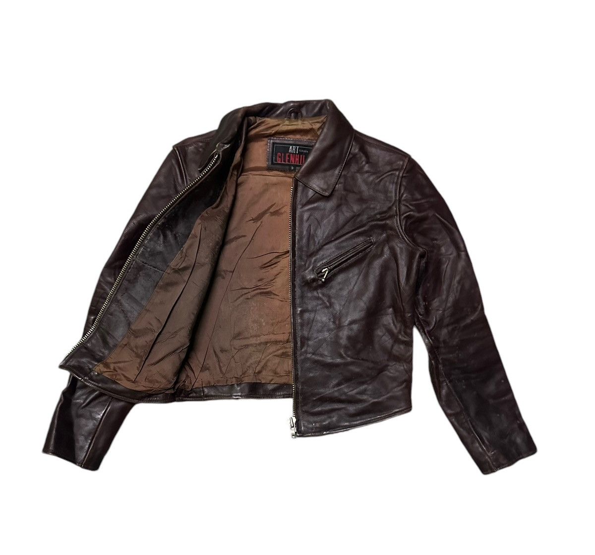 Vintage Glenhill leather jacket Size US S / EU 44-46 / 1 - 3 Thumbnail