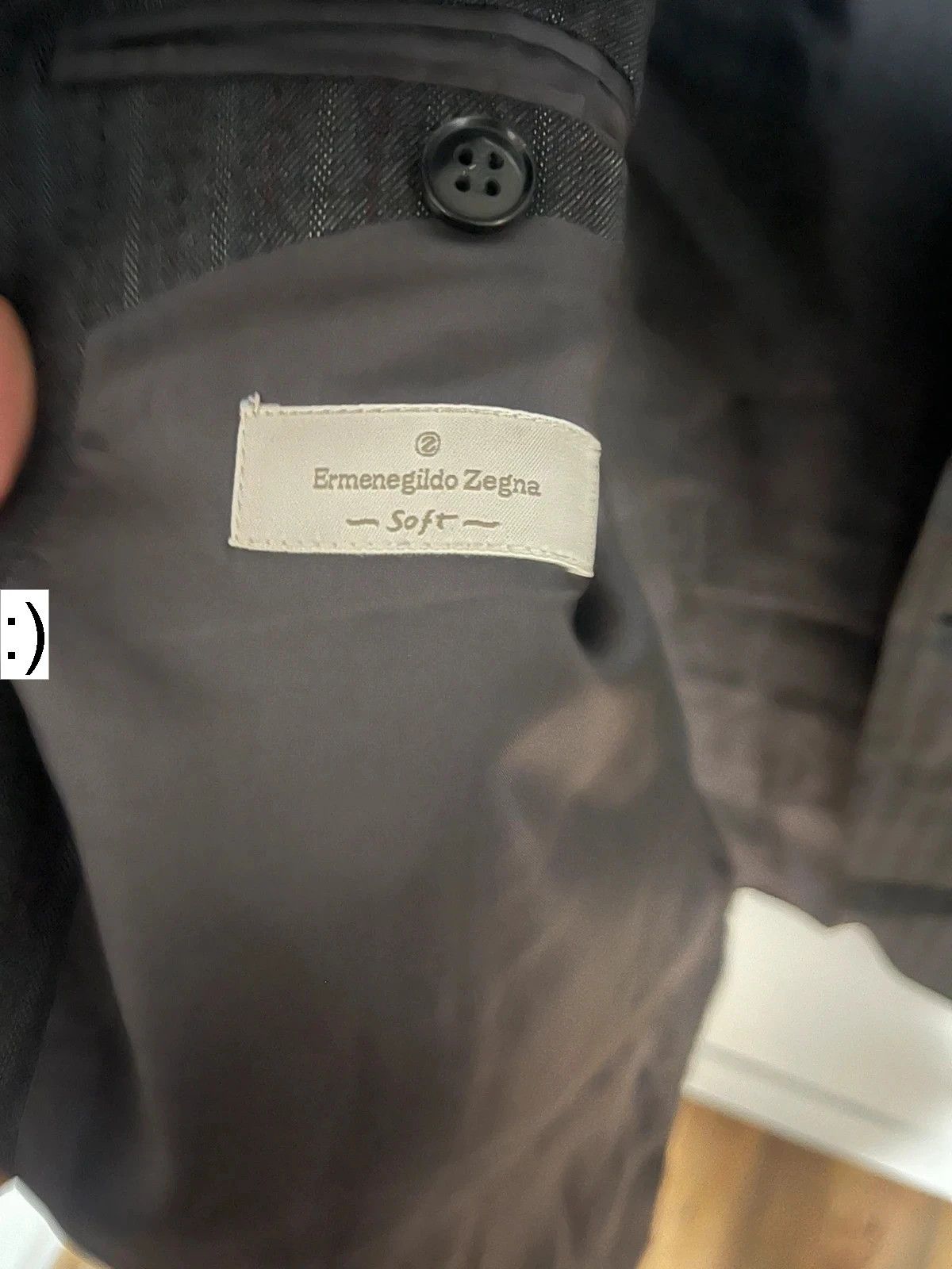 Ermenegildo Zegna Marynarka Ermenegildo Zegna 56 Designer Made in Italy Size 54L - 3 Thumbnail
