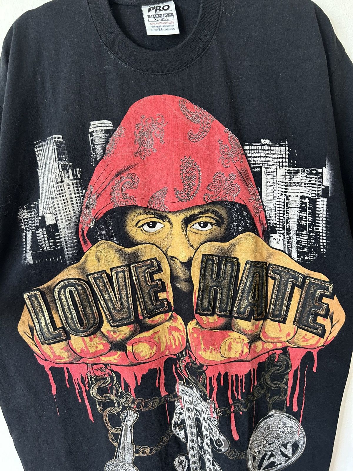 Rap Tees × Vintage Vintage Love & Hate Martin Lawrence Tee Size US XL / EU 56 / 4 - 2 Thumbnail