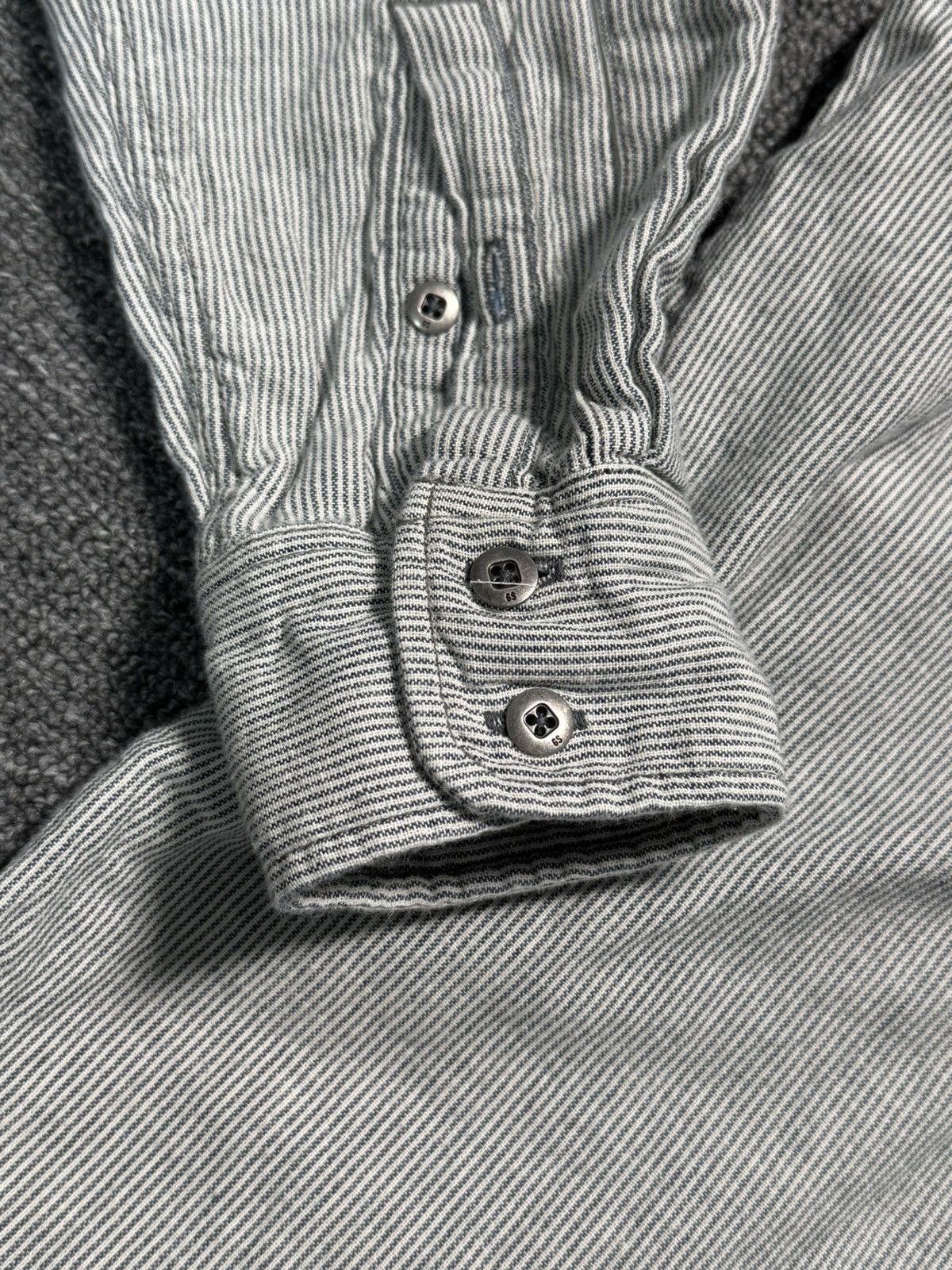 G-Star G-Star RAW Pinstripe Shirt Men's XL Long Sleeve Button Up Size US XL / EU 56 / 4 - 4 Thumbnail