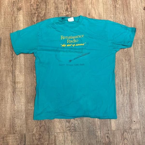 Hanes VTG Support Public Radio T-shirt Renaissance Radio Montana Size US XL / EU 56 / 4 - 1 Thumbnail