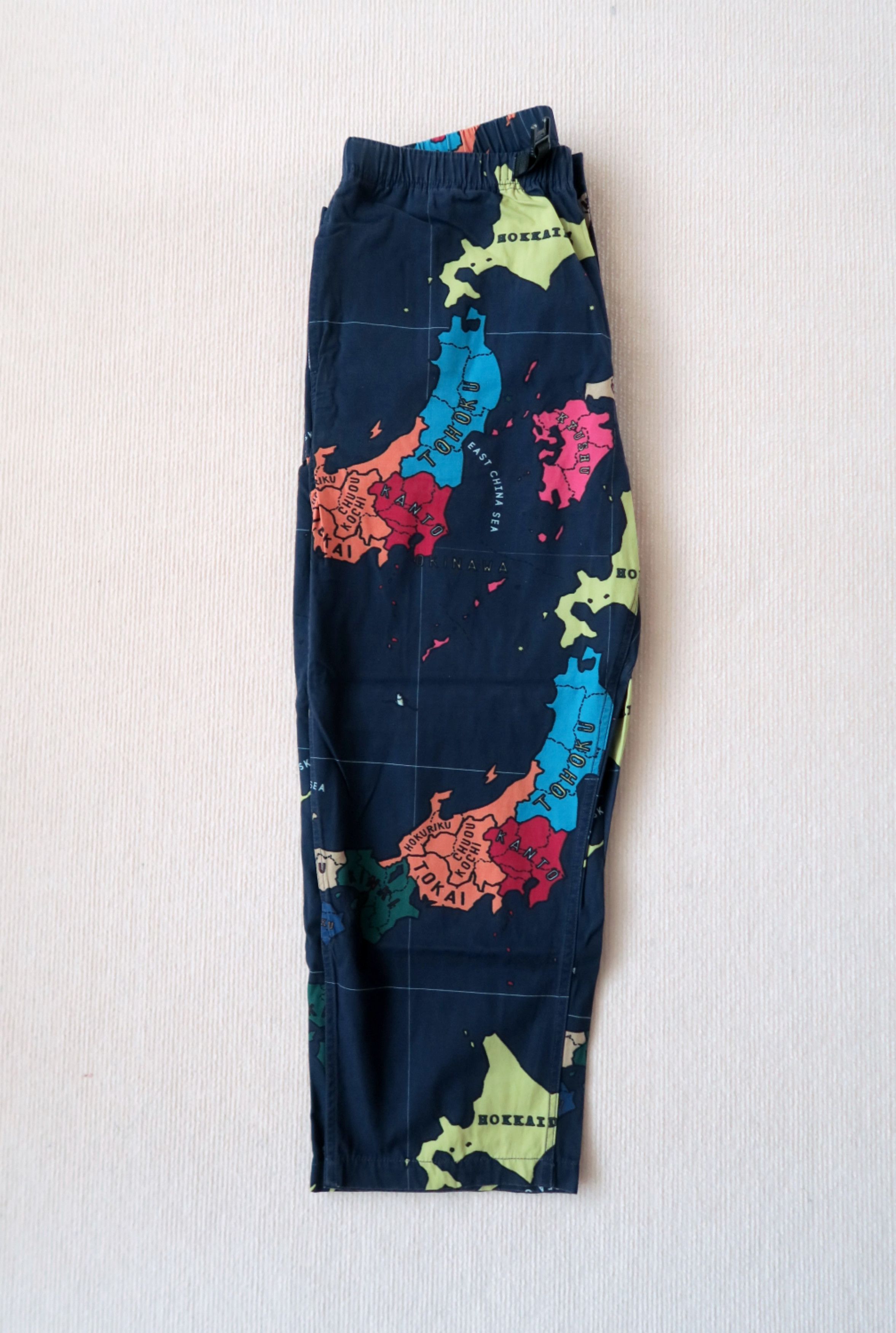 go slow caravan Go Slow Caravan Japan Map 7-Pocket Easy Pants Size US 34 / EU 50 - 8 Thumbnail