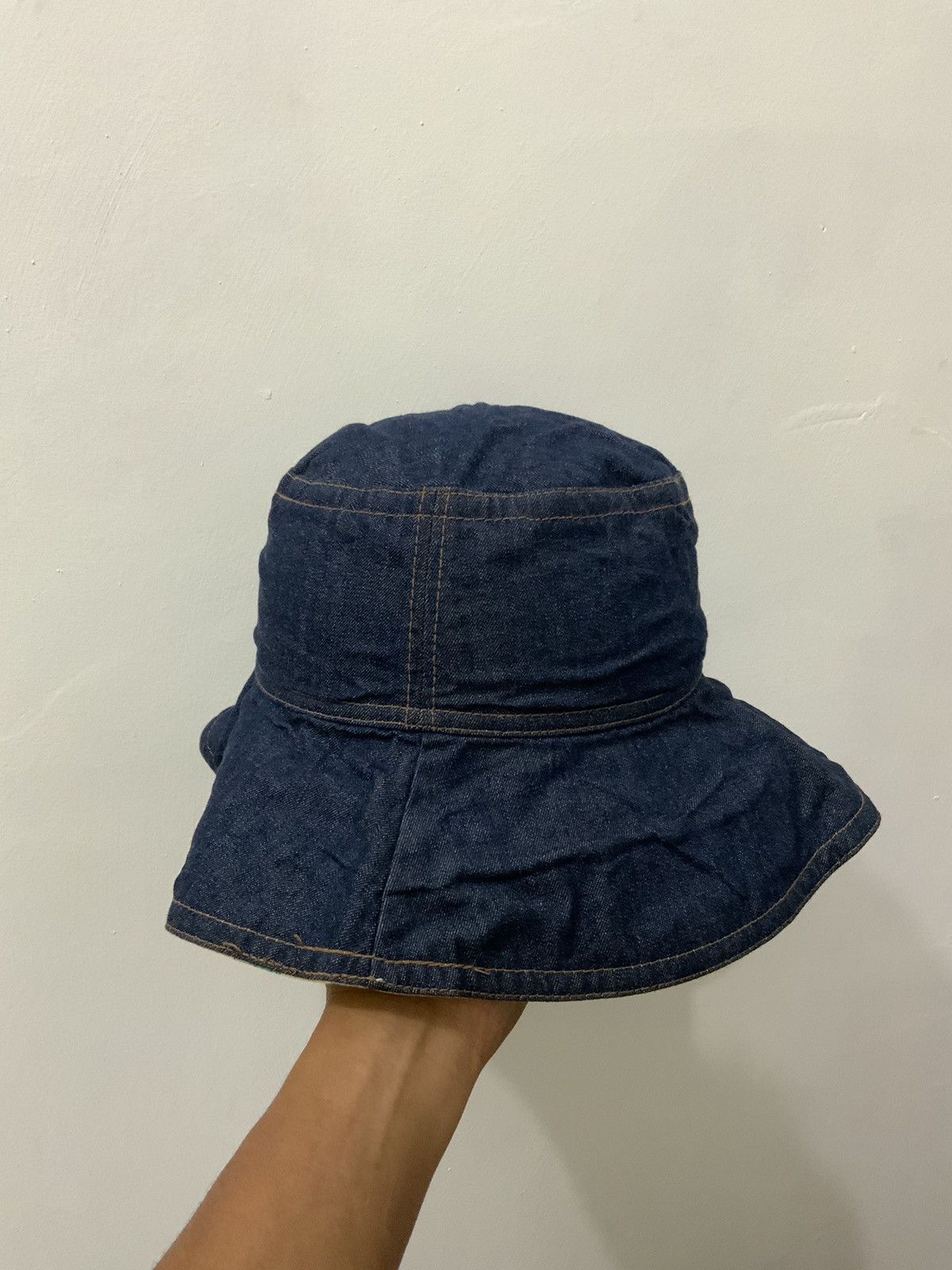 Denime Denim Flower Reversible Hat Size ONE SIZE - 2 Thumbnail