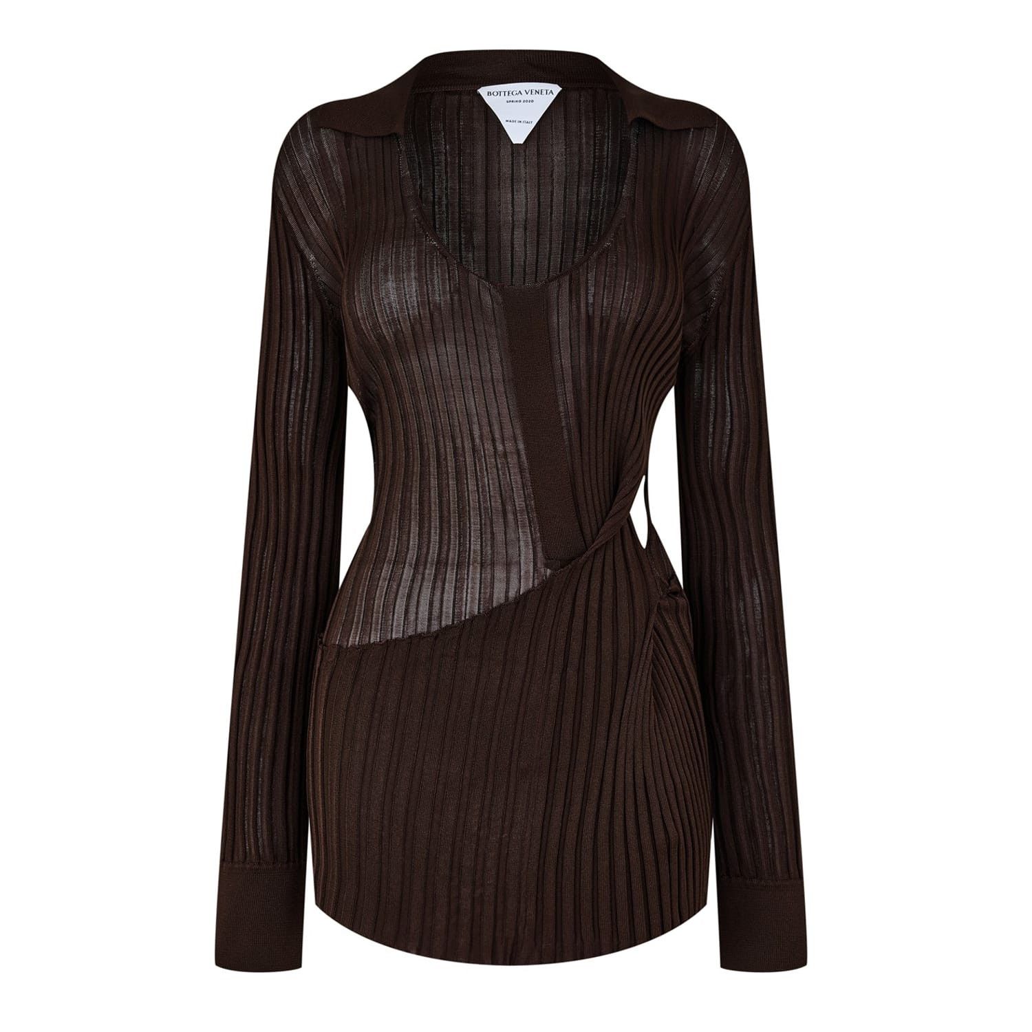 Bottega Veneta Bottega Veneta Slim Fit Scoop Neck Long Sleeve Sweater Size XS / US 0-2 / IT 36-38 - 1 Thumbnail