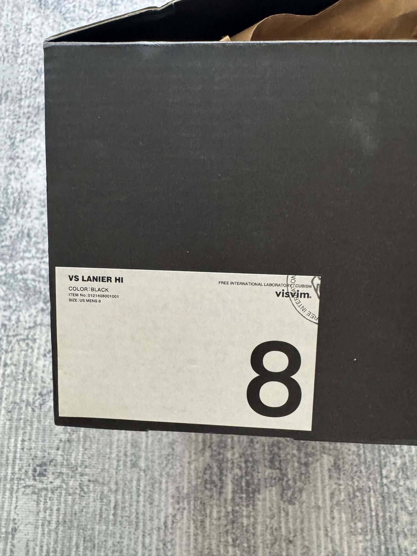 Visvim VISVIM 21AW VS LANIER HI Vulc Black US8 New Rare Size US 8 / EU 41 - 9 Thumbnail
