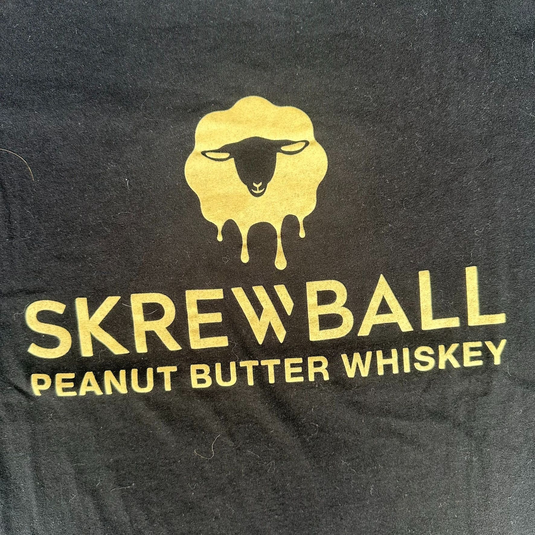 Vintage Skrewball Peanut Butter Whiskey T-Shirt Alcohol Promo Black Size US L / EU 52-54 / 3 - 2 Thumbnail