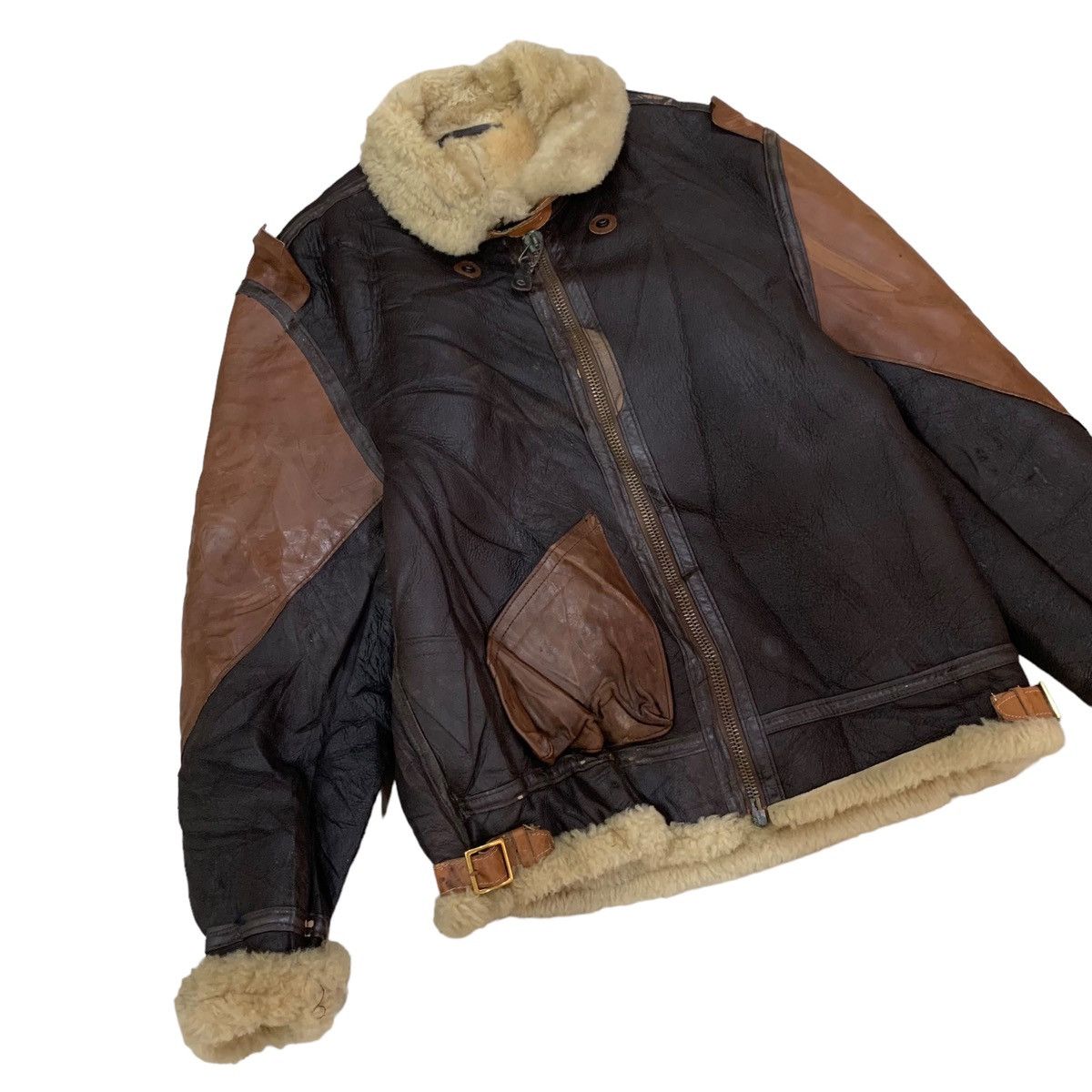 Willis & Geiger 🔥Willis & Geiger Type B3 Shearling Sheepskin Leather Jacket Size US M / EU 48-50 / 2 - 9 Thumbnail