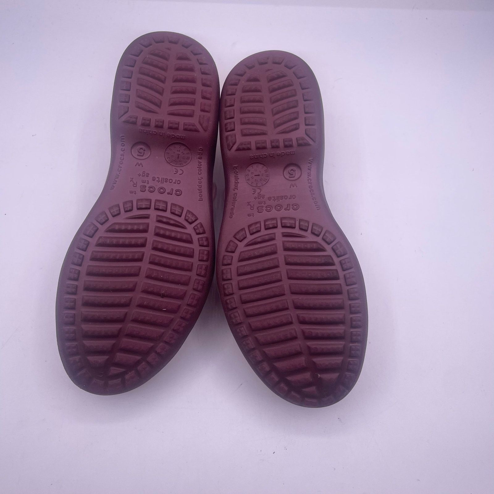 Crocs Crocs Croslite Rx Silver Fox Mary Jane Shoes Pink Womens 5 Size US 5 / IT 35 - 8 Thumbnail