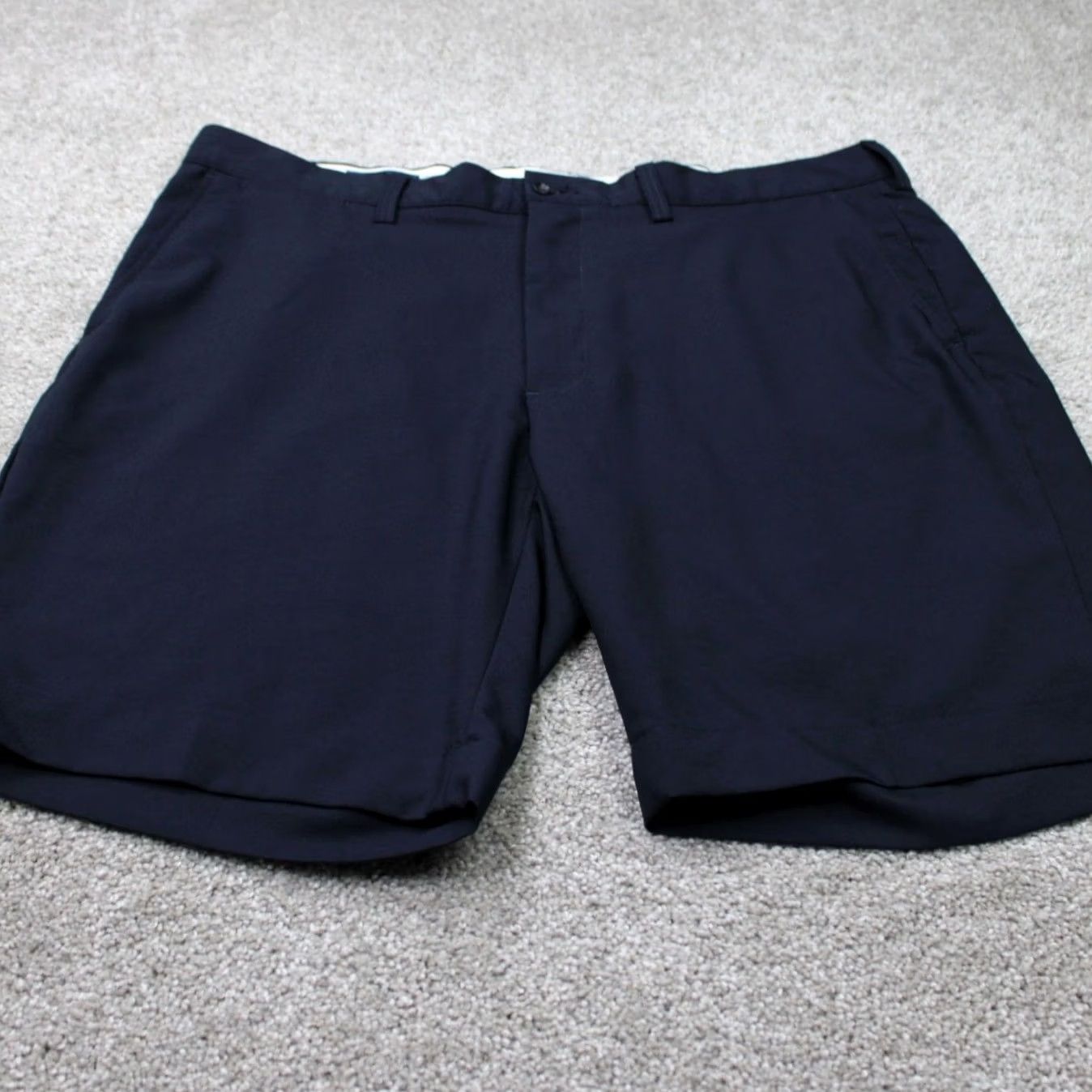 Polo Ralph Lauren Polo Ralph Lauren Shorts Mens 38 Blue Flat Front 9" Inseam 100% Polyester Chino Modern Classic Size US M / EU 48-50 / 2 - 2 Thumbnail