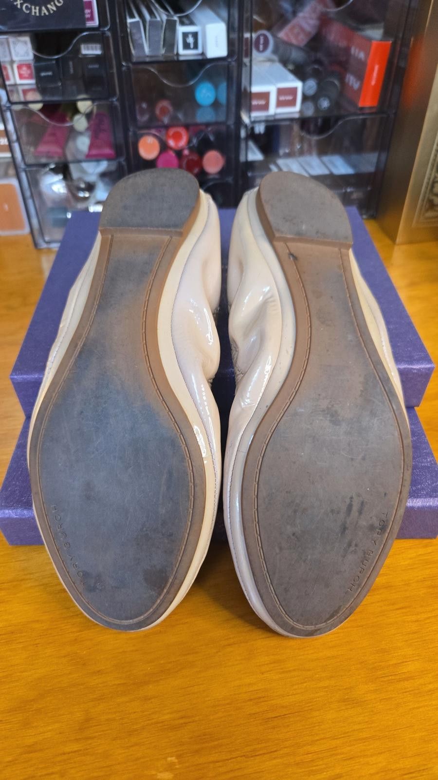 Other Tory Burch Patent Leather Ballet Flats – Beige (Size 6.5) Size US 6.5 / IT 36.5 - 4 Thumbnail