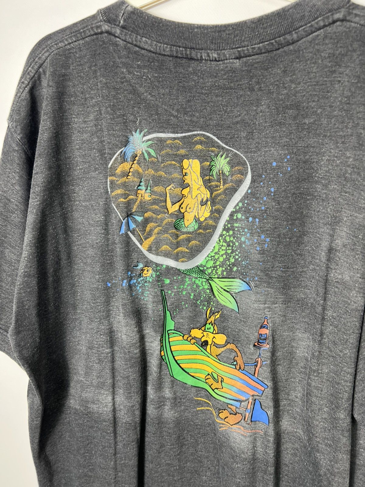 Vintage Vintage 90s streetwear surf Les Chacals Majorque T-shirt Size US L / EU 52-54 / 3 - 6 Thumbnail