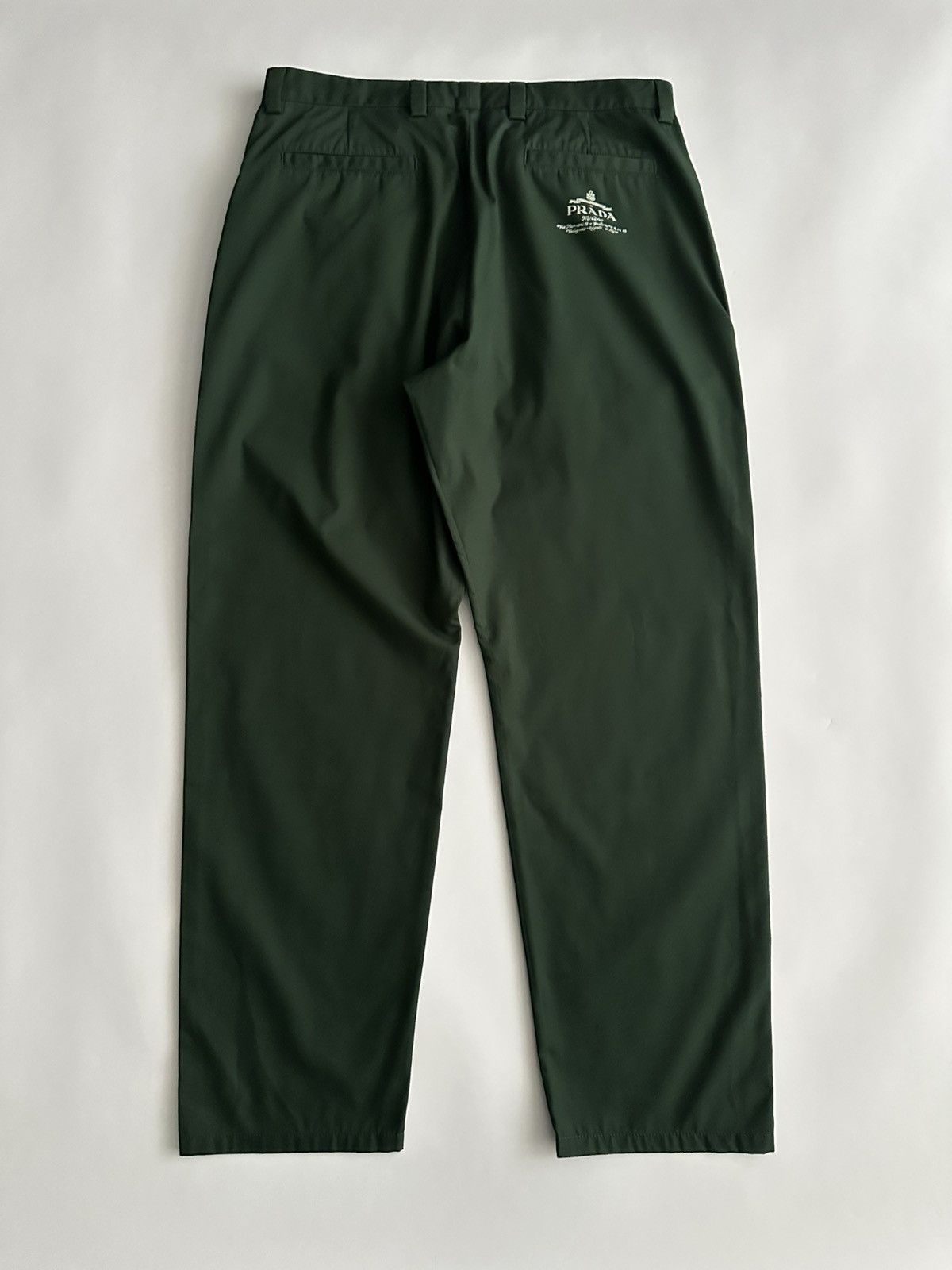 Prada Prada by Raf Simons Wide Logo Pants Size US 34 / EU 50 - 5 Thumbnail