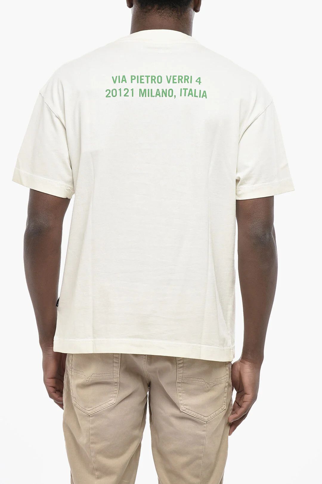 Palm Angels og1mm0226 Cotton T-Shirt in White Size US L / EU 52-54 / 3 - 2 Thumbnail
