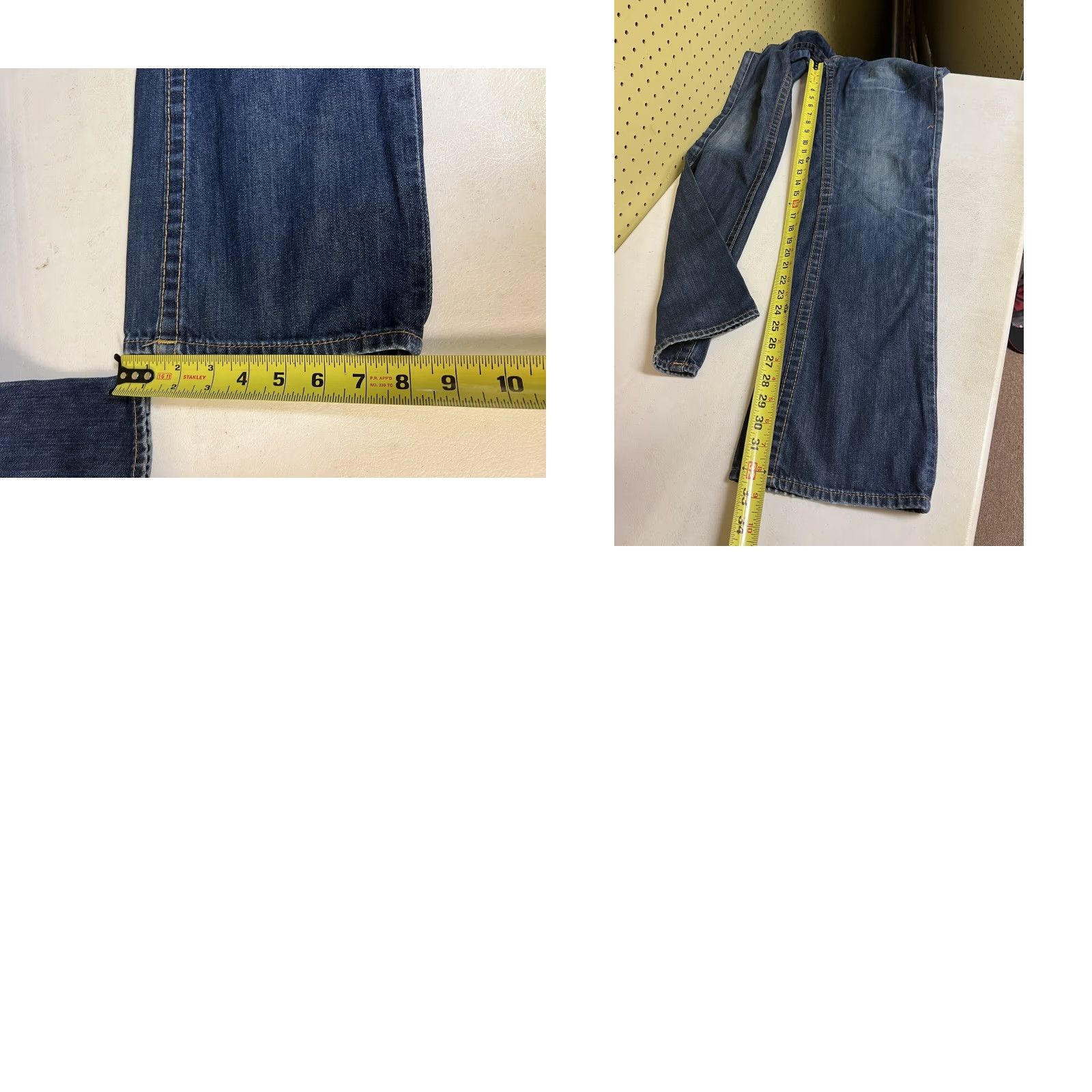 True Religion VINTAGE True Religion Ricky Denim Jeans 35x33 Men Jeans Distressed 100% Cotton USA Blue Size US 35 - 8 Thumbnail