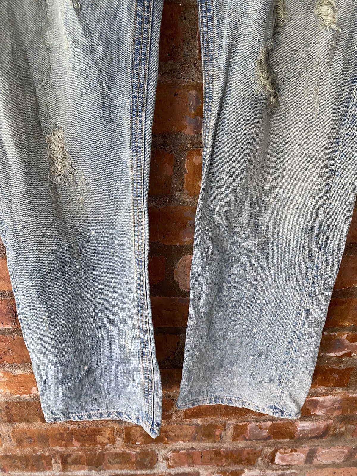 BUFFALO BOBS 2000s Stud holster distressed pants Size US 33 - 7 Thumbnail