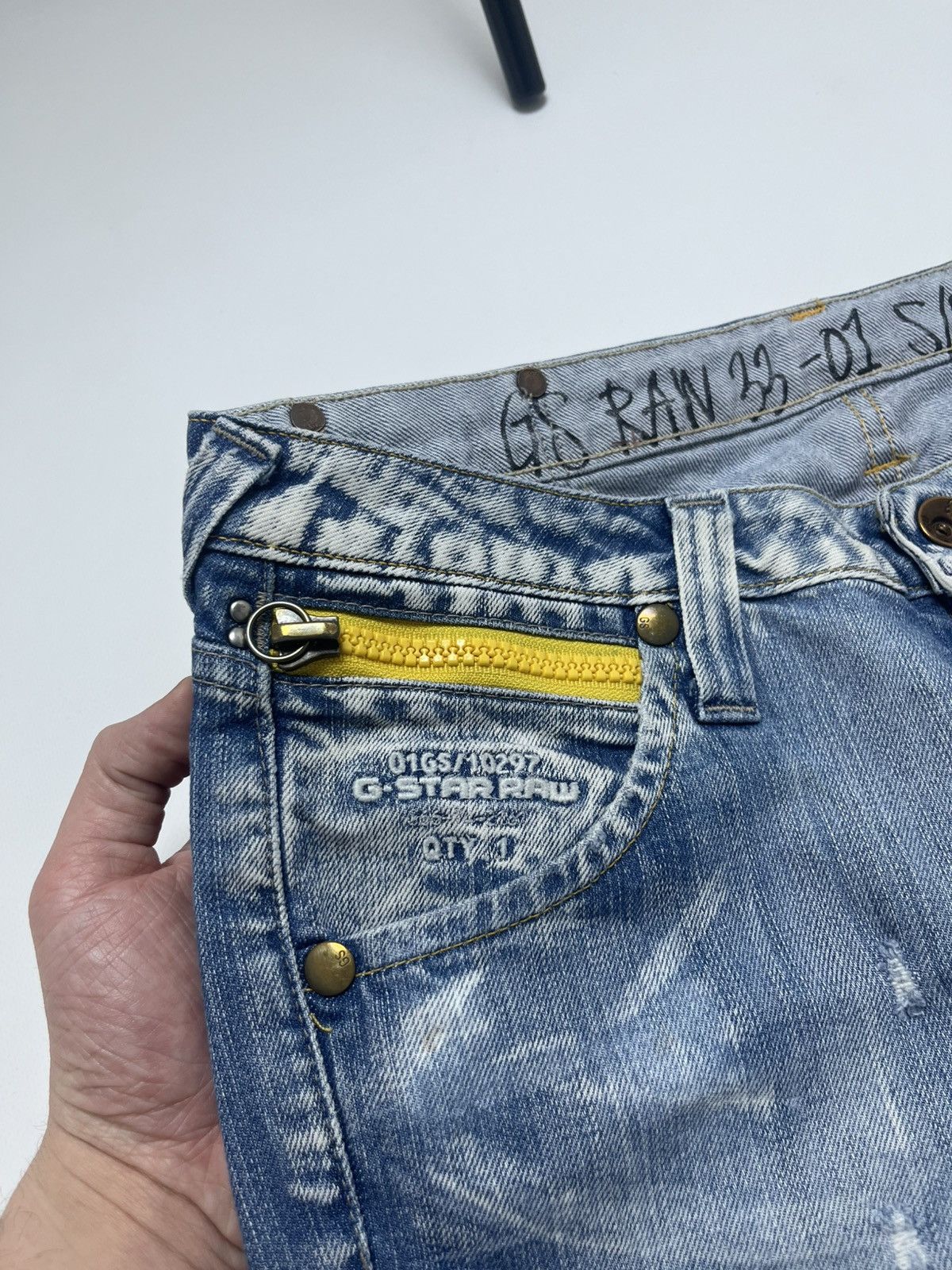 Junya Watanabe Crazy G-Star If Six Was Nine Flared Jeans 90s Size US 31 - 11 Thumbnail