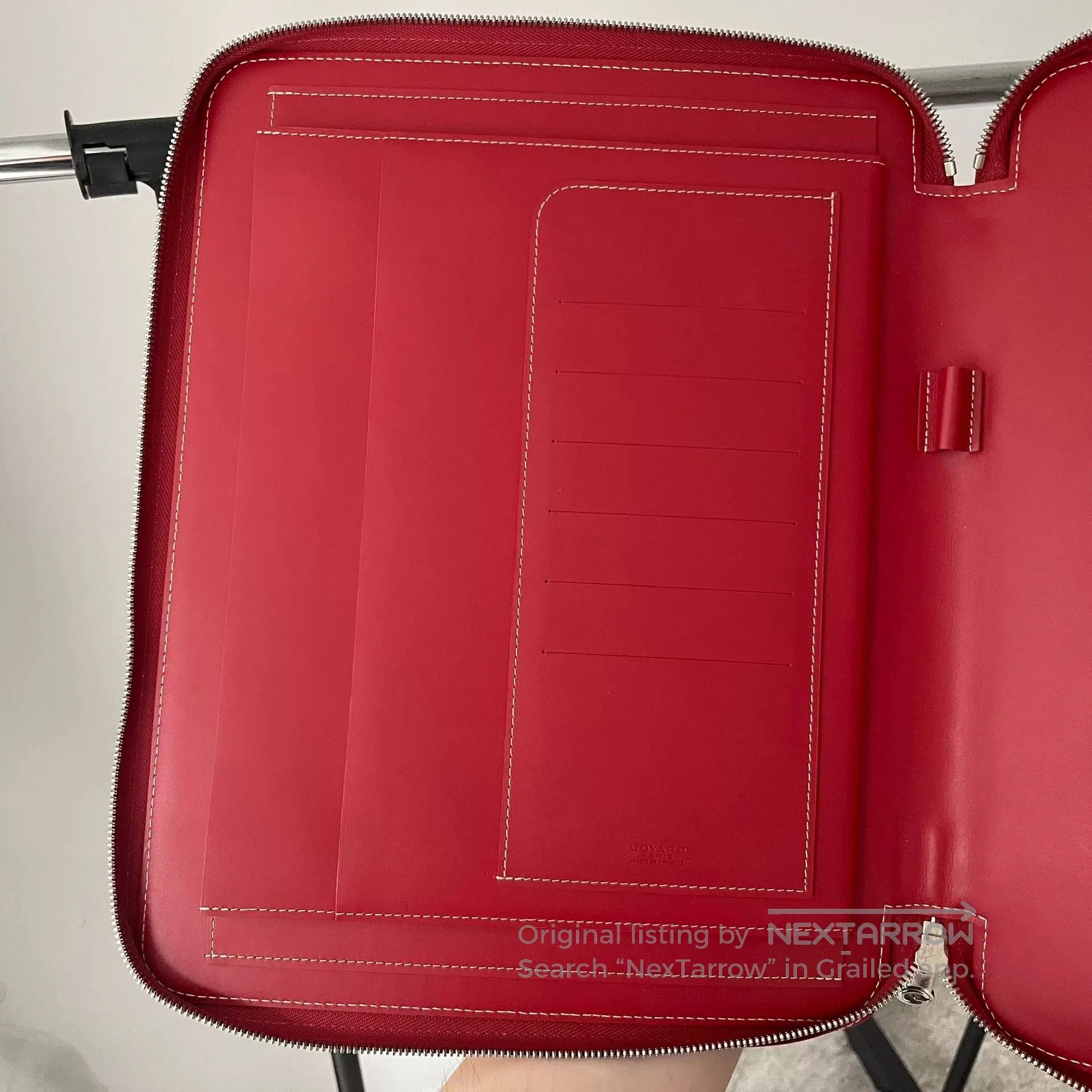 Goyard Goyard Red Laptop Briefcase. Size ONE SIZE - 6 Thumbnail
