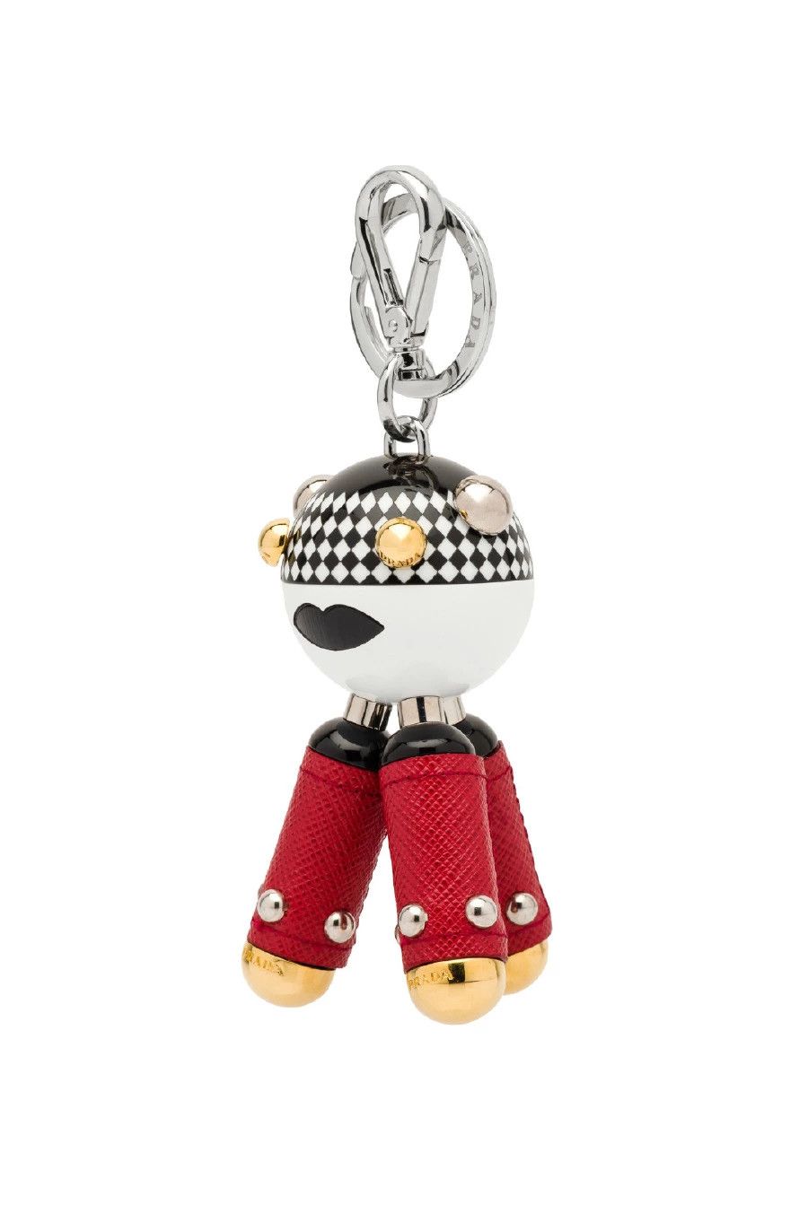 Prada PRADA Pradamalia Disco leather & metal robot keyring charm Size ONE SIZE - 2 Thumbnail