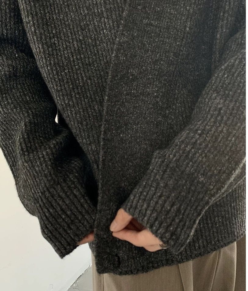 Japanese Brand × Vintage Cleanfit retro fashion wrap cardigan knitwear Size US L / EU 52-54 / 3 - 5 Thumbnail