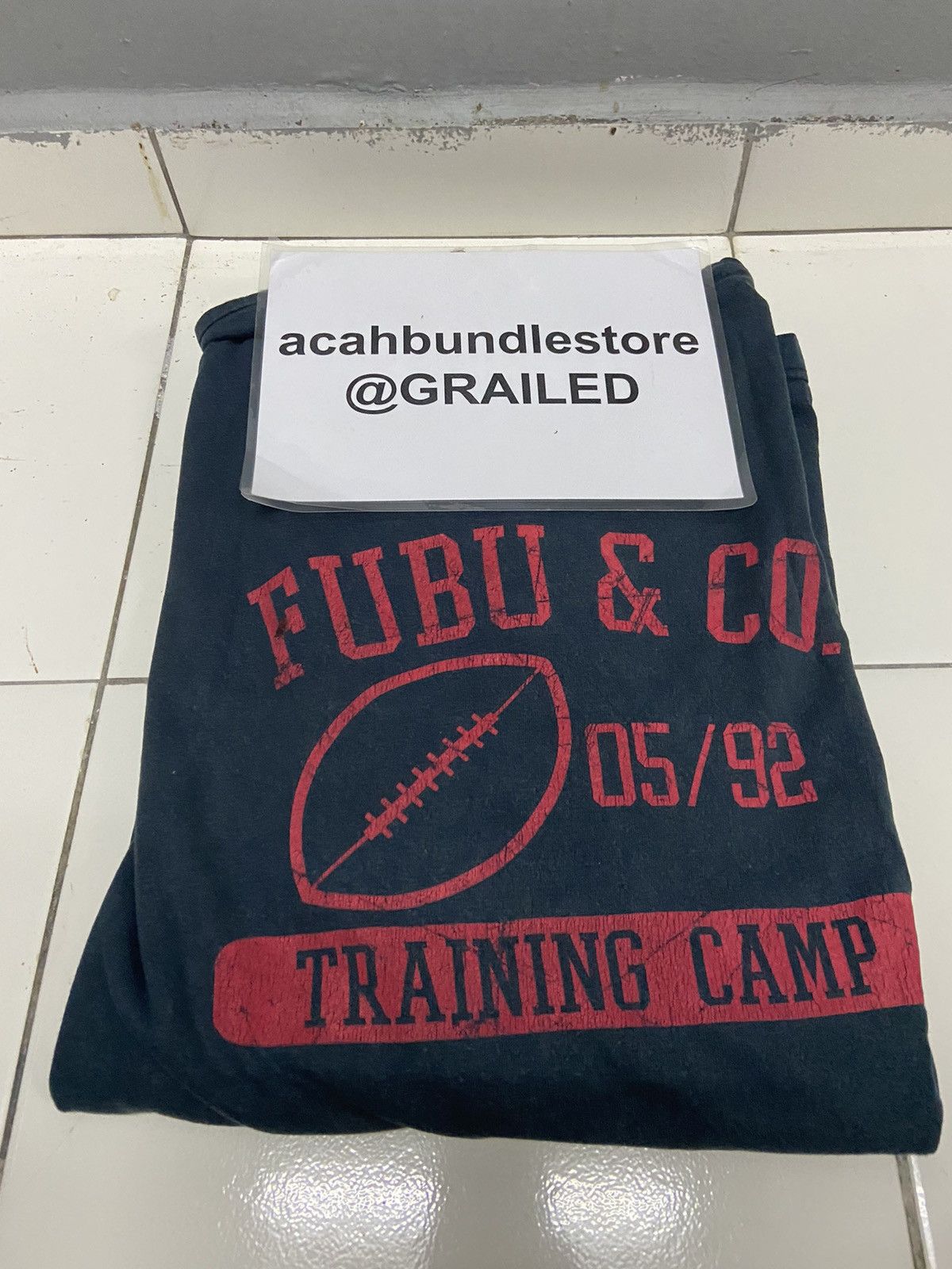 Fubu FUBU & CO TRAINING CAMP OVERSIZED TEE SHIRT Size US XXL / EU 58 / 5 - 19 Thumbnail