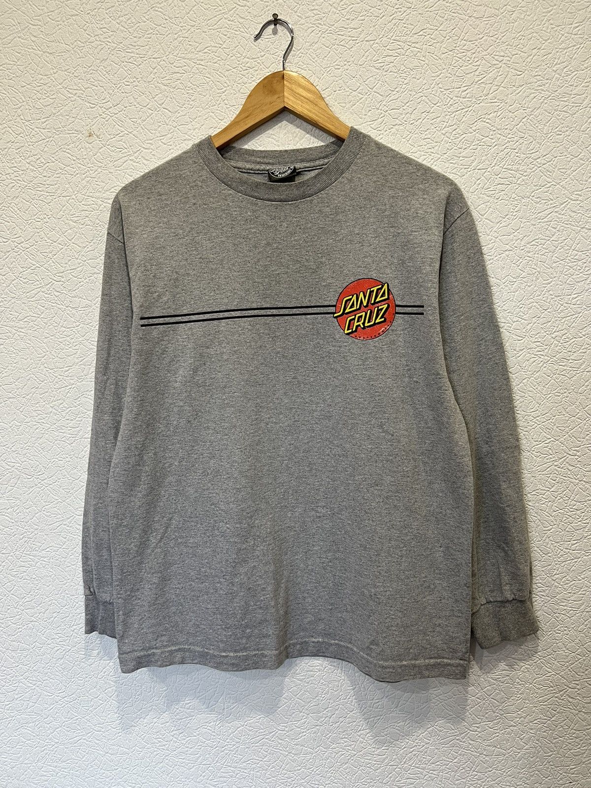 Santa Cruz Skateboards Santa Cruz Grey Longsleeve T Shirt Size US M / EU 48-50 / 2 - 2 Thumbnail