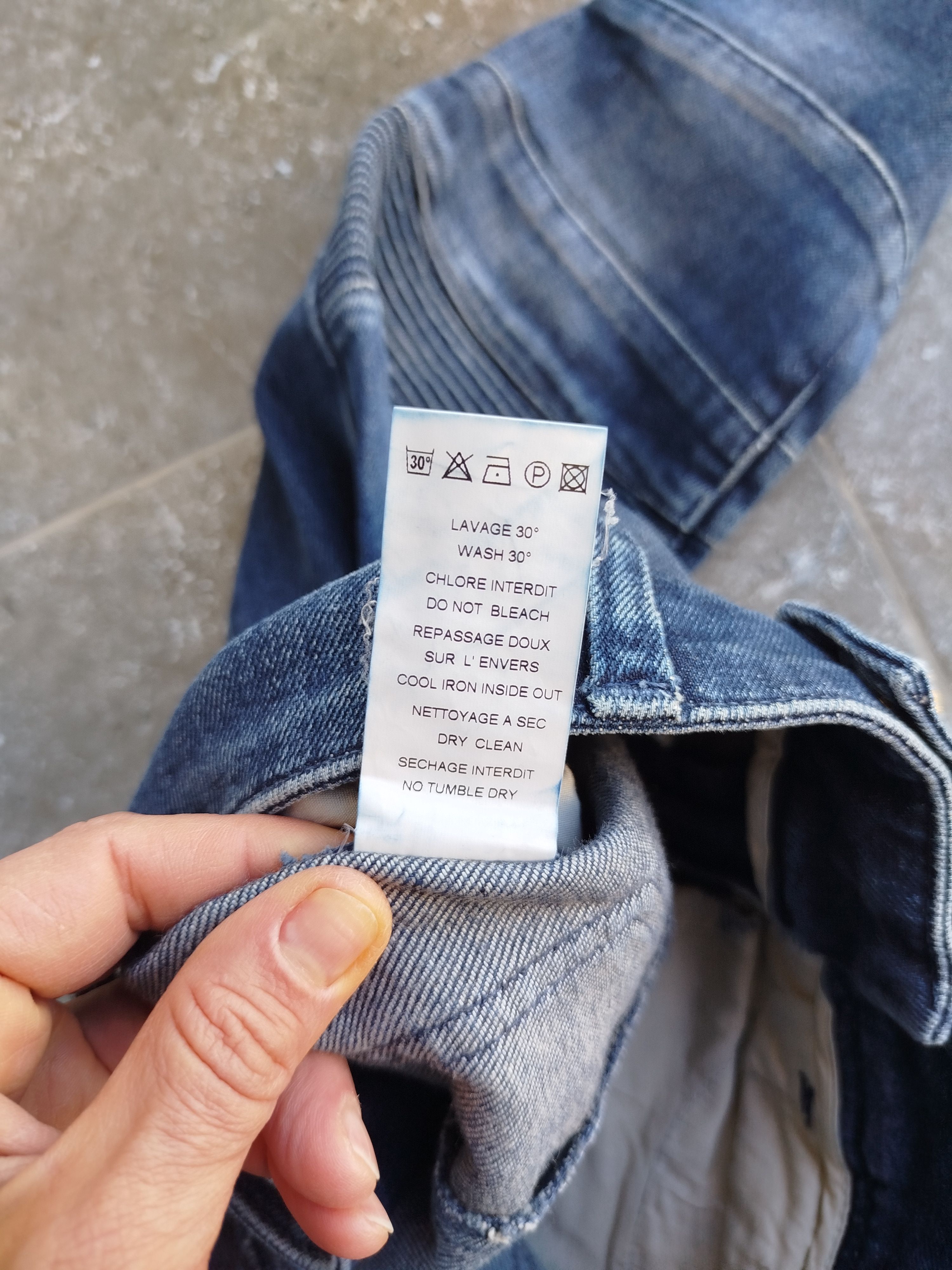 Balmain Balmain Jeans Distressed Biker Skinny Size 38 Size 27" / US 4 / IT 40 - 20 Thumbnail