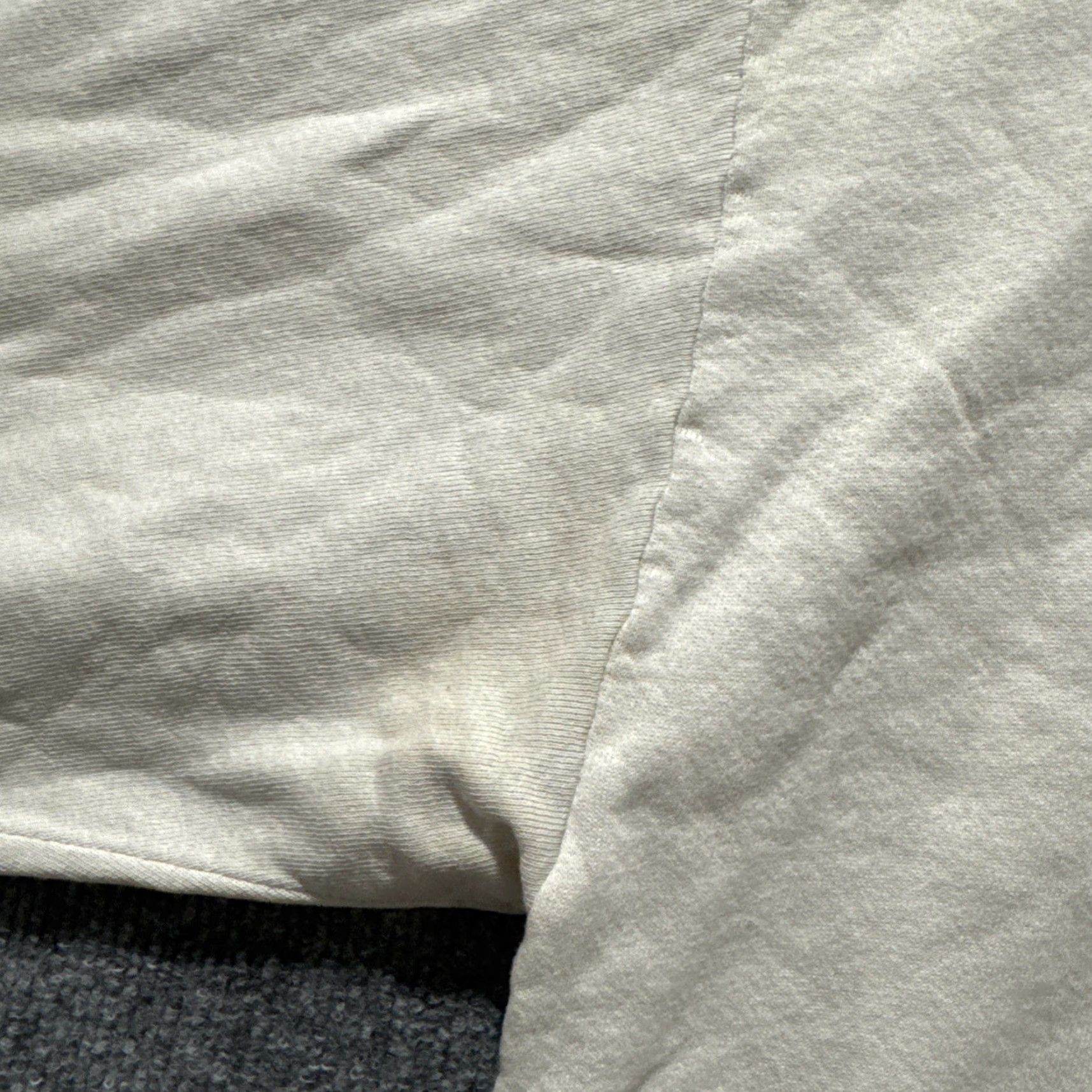 Jerzees VINTAGE 90s JERZEES Sweatshirt Unisex Adults XL White Stained Crewneck HTF Size ONE SIZE - 4 Thumbnail
