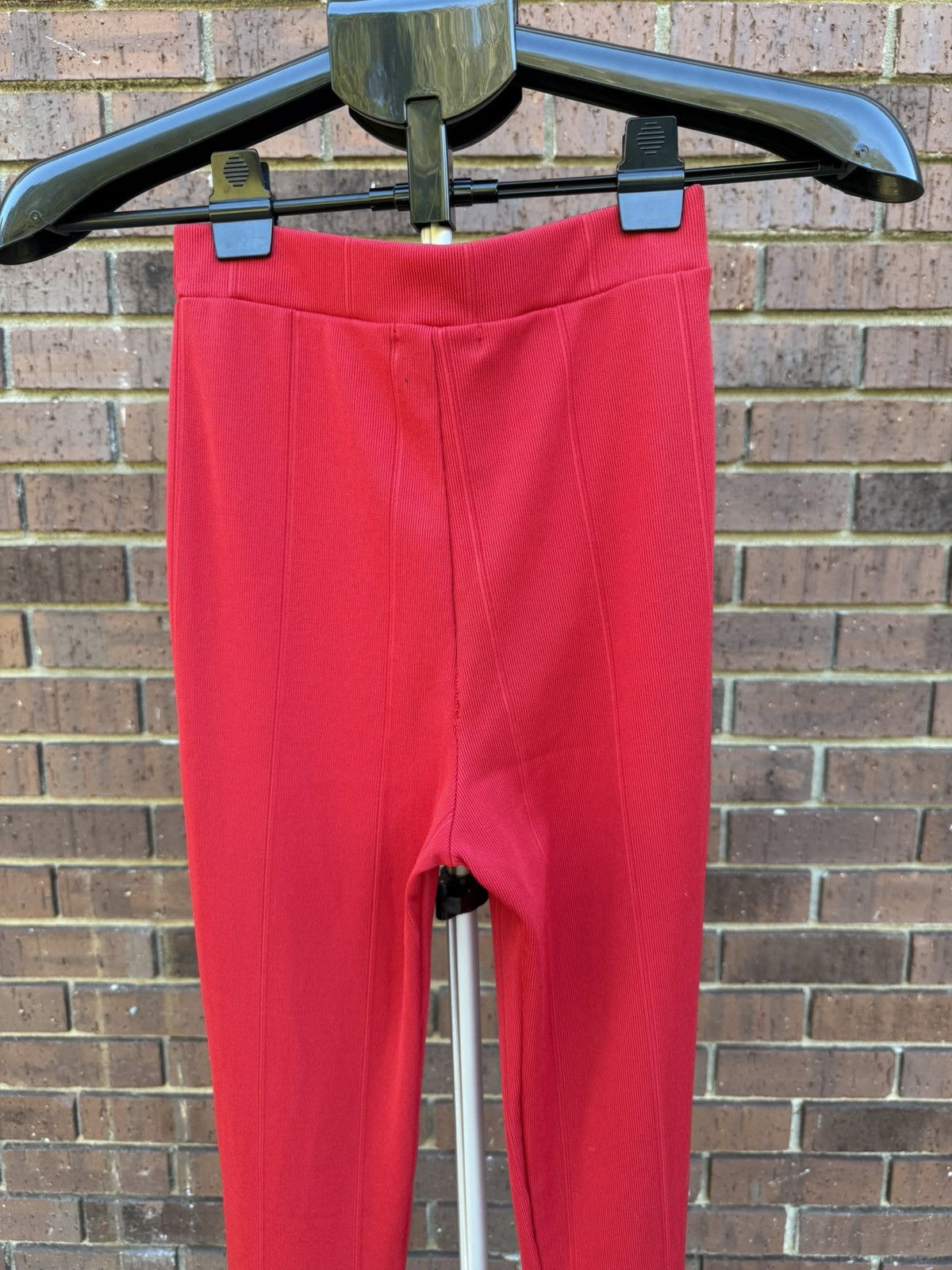 PrettyLittleThing Pretty Little Thing Red Flared Trousers Pants High Waist Size 25" / US 0 / IT 36 - 7 Thumbnail