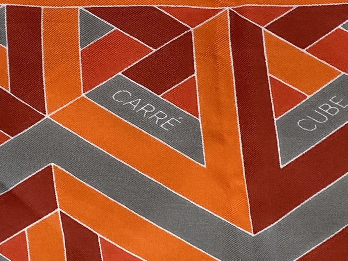 Hermes HERMES' Paris Carre "cube" 90 scarf Size ONE SIZE - 3 Thumbnail